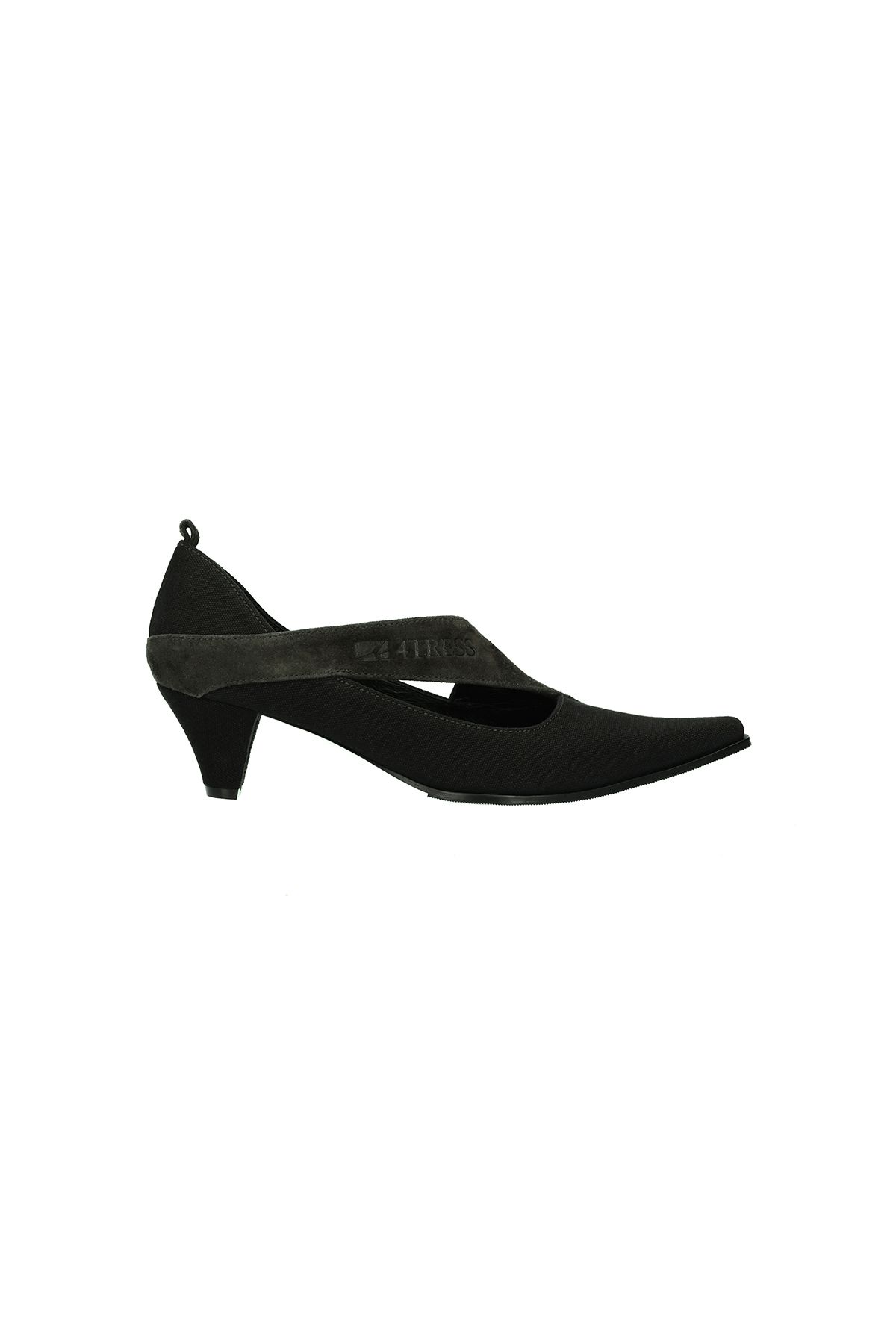 포트리스(4TRESS) LEATHER LAYERING PUMPS 01 BLACK