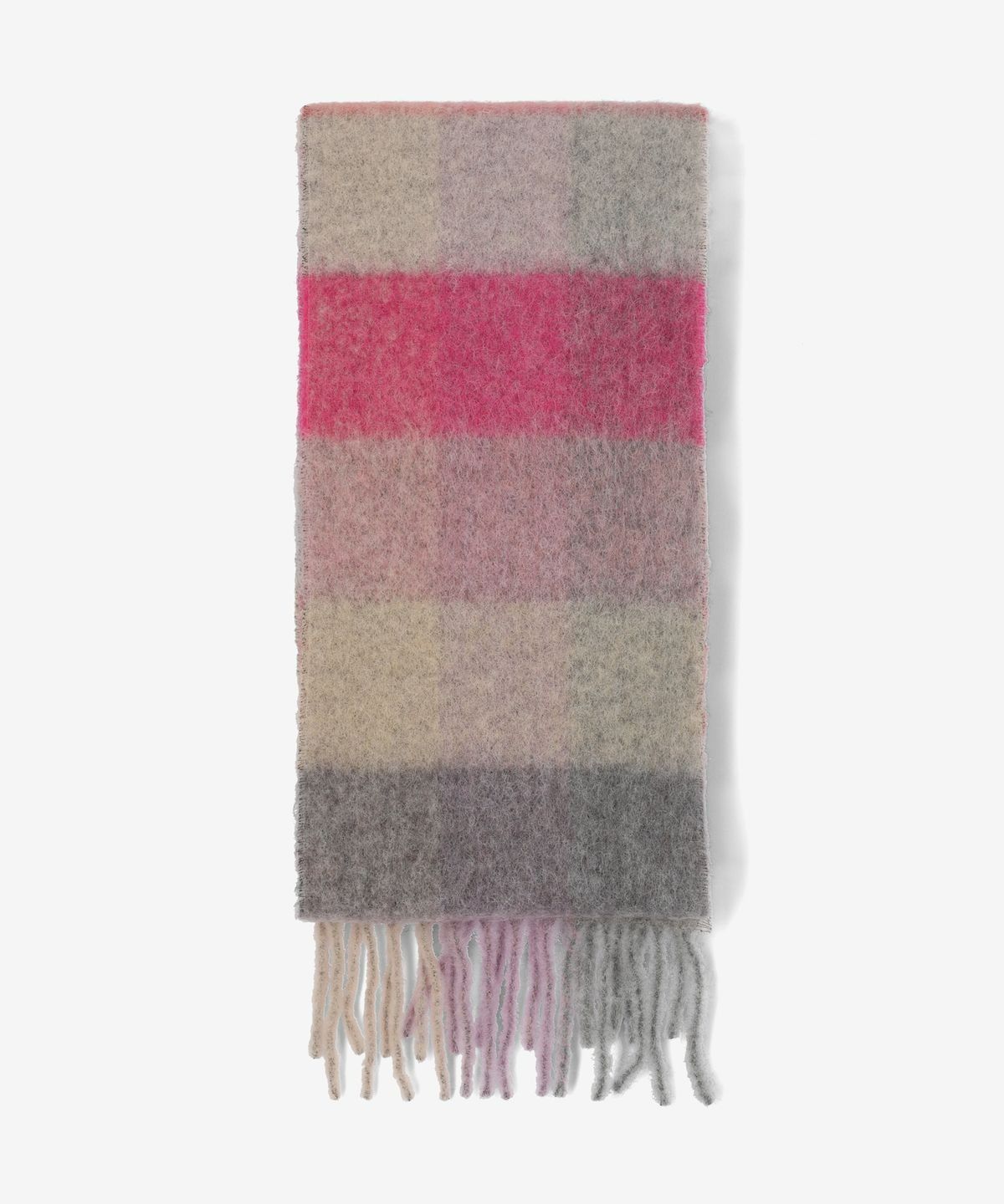 MUSINSA | ACNE STUDIOS Mohair Check Muffler - Fuchsia:Lilac