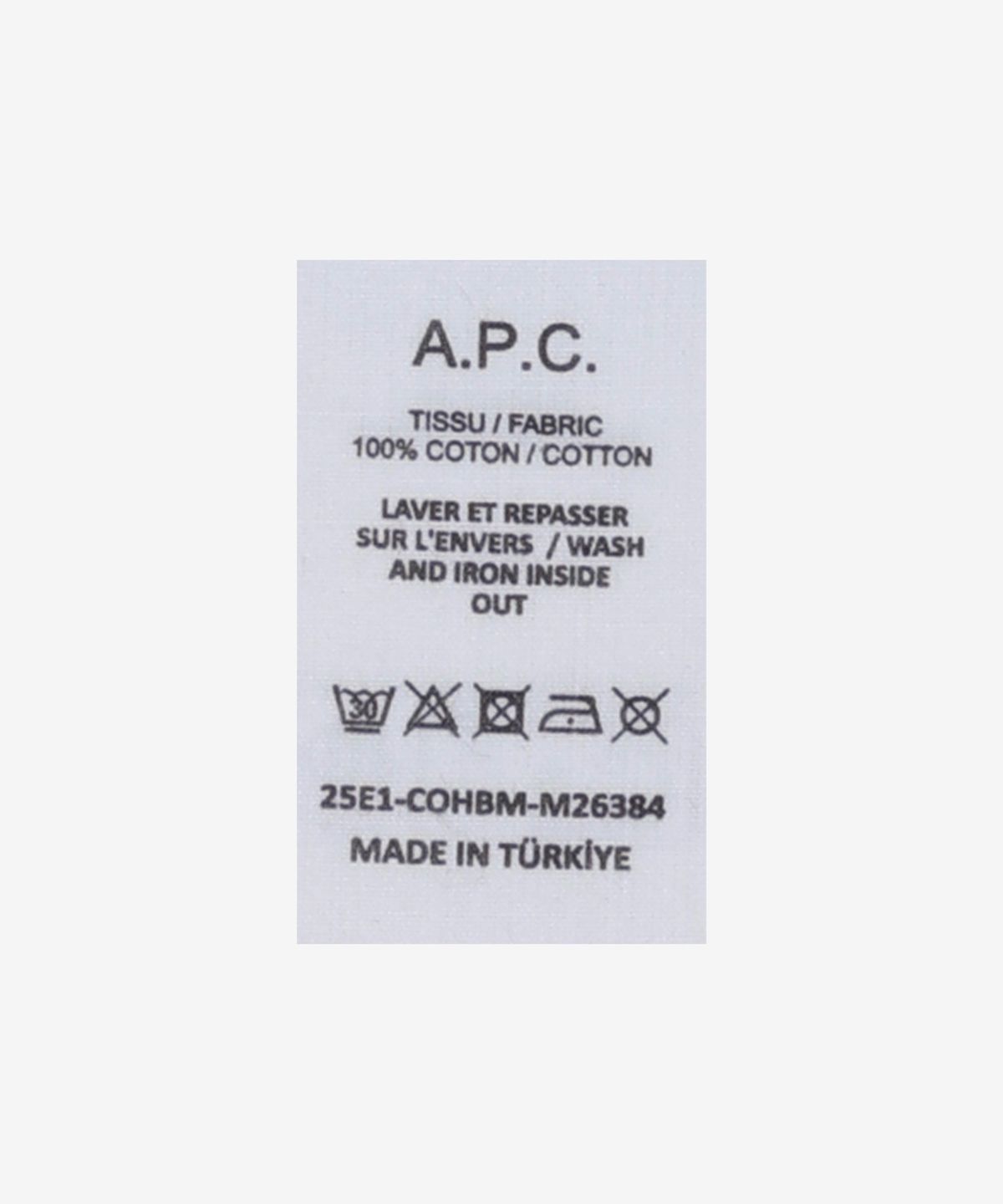 아페쎄(A.P.C.) 그랑 VPC 레귤러핏 반소매 티셔츠 - 라이트그린:다크그린 / COHBMM26384KLL