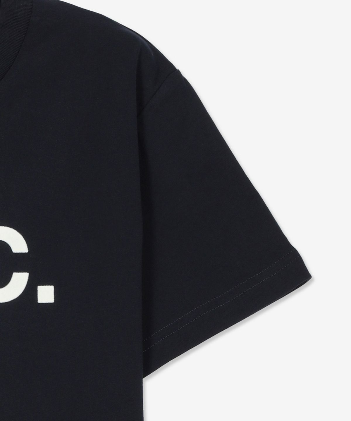 아페쎄(A.P.C.) 그랑 VPC 레귤러핏 반소매 티셔츠 - 다크네이비:에크루 / COHBMM26384TIQ