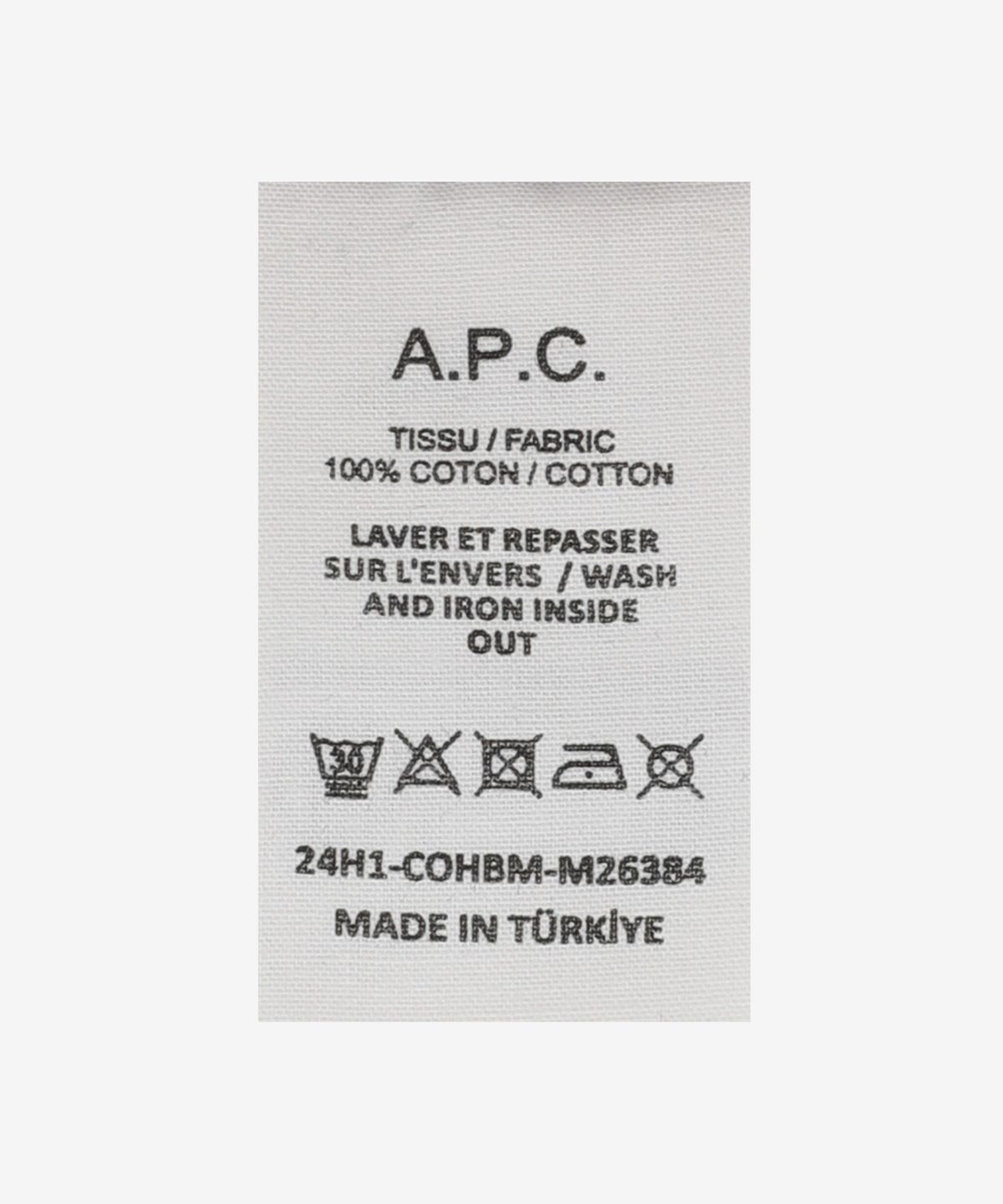 아페쎄(A.P.C.) 그랑 VPC 레귤러핏 반소매 티셔츠 - 다크네이비:에크루 / COHBMM26384TIQ