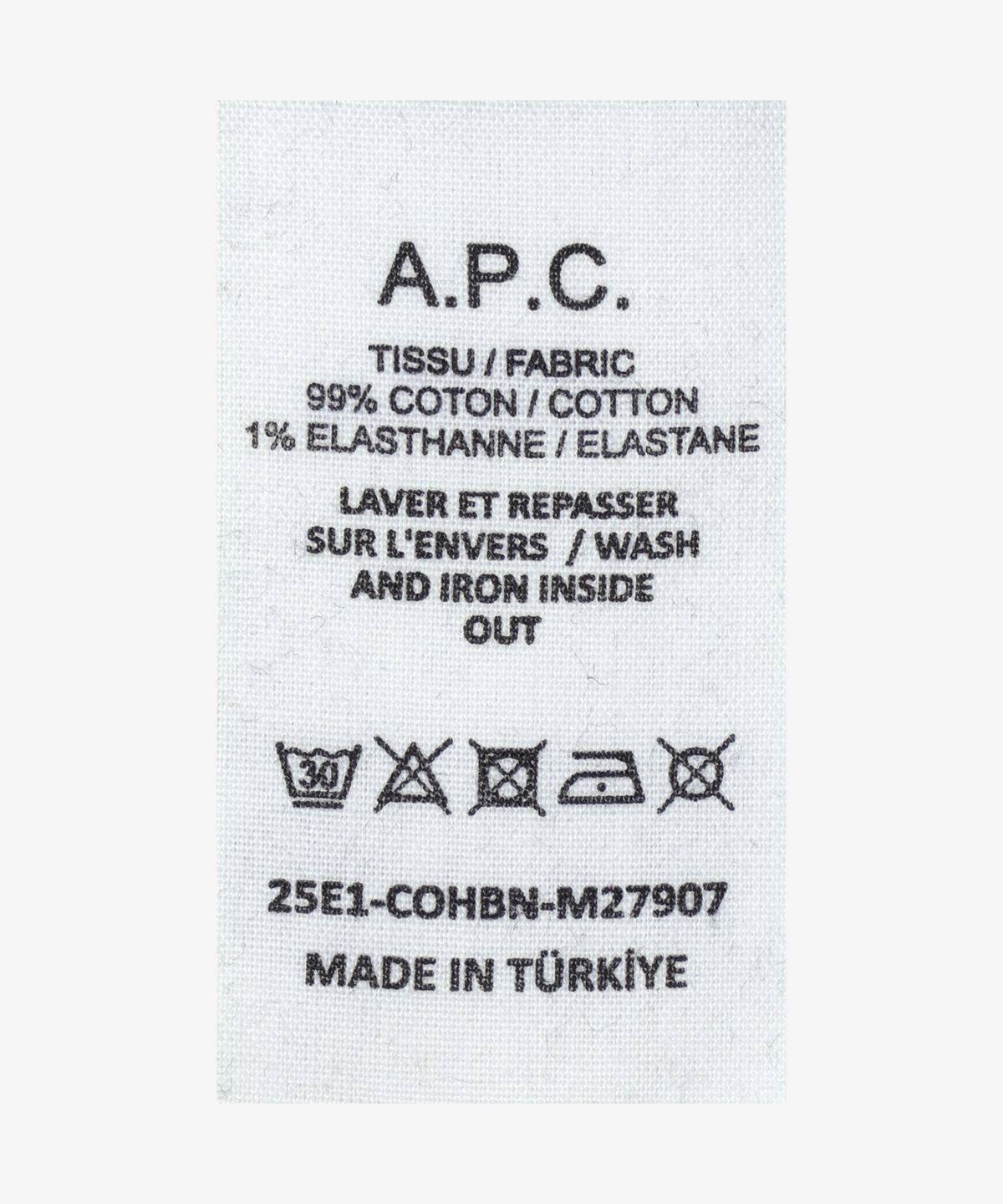 아페쎄(A.P.C.) 그랑 VPC 레귤러핏 맨투맨 - 다크그린:화이트 / COHBNM27907KMA