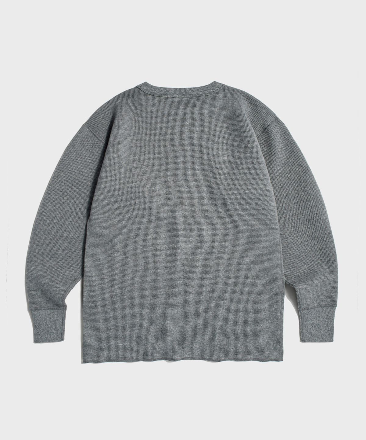 브론슨(BRONSON) Heavyweight Waffle Cotton Underwear Grey