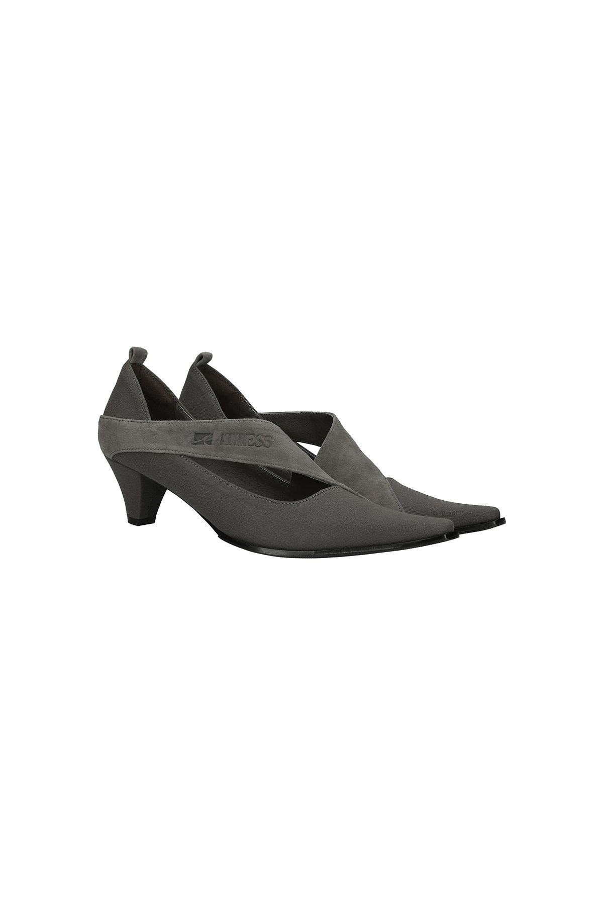 포트리스(4TRESS) LEATHER LAYERING PUMPS 01 GRAY