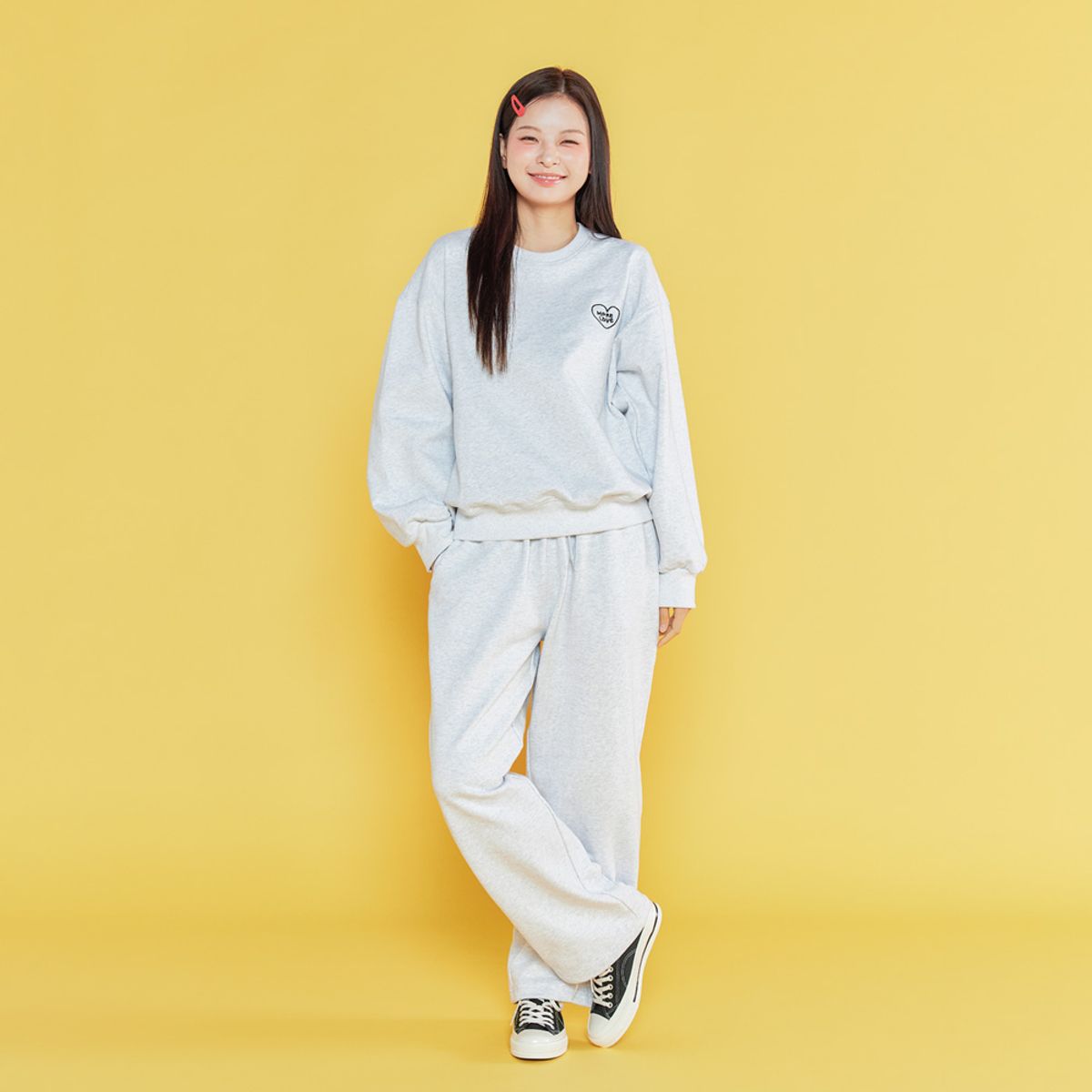 브런치브라더(BRUNCH BROTHER) 맨투맨 셋업 모어해피