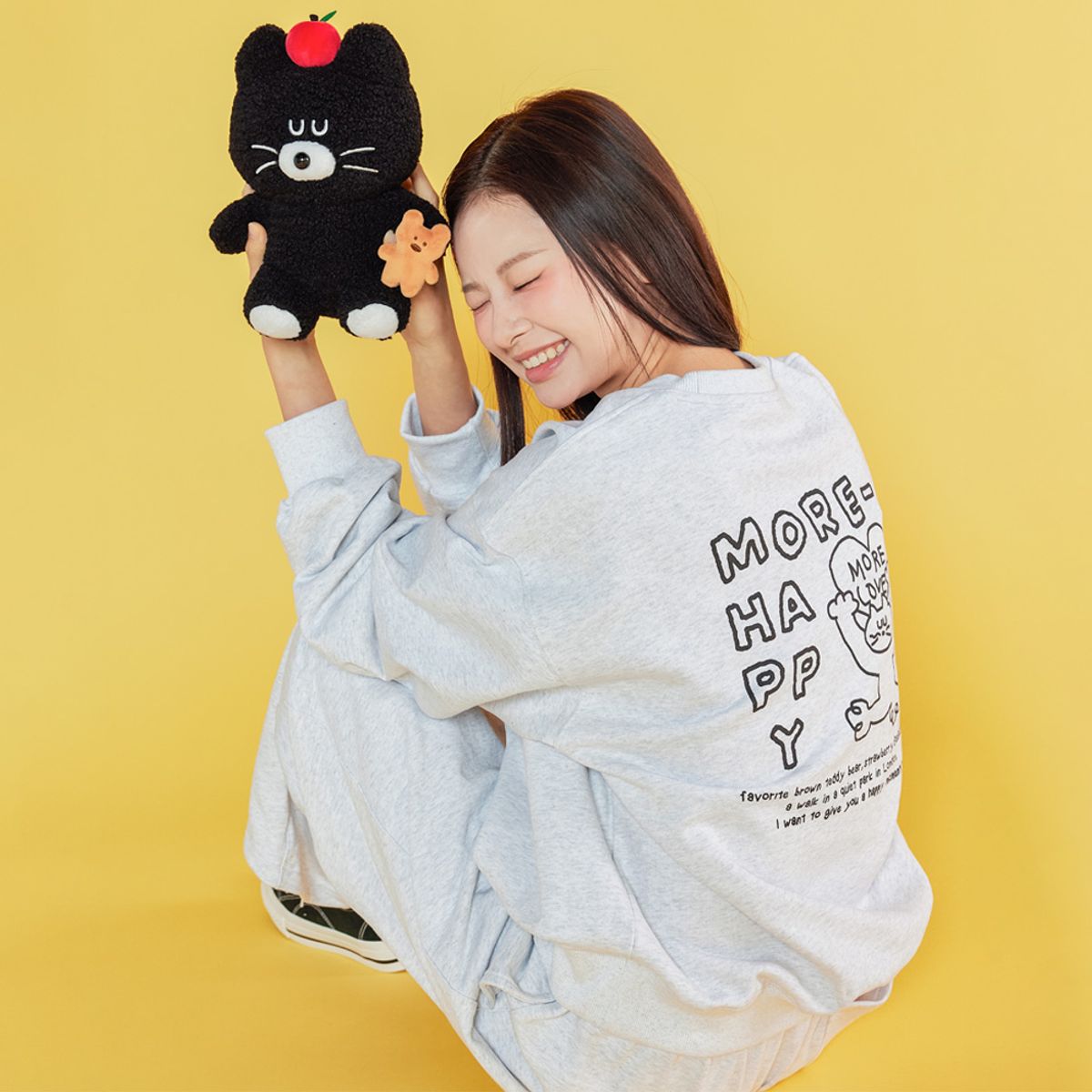 브런치브라더(BRUNCH BROTHER) 맨투맨 셋업 모어해피
