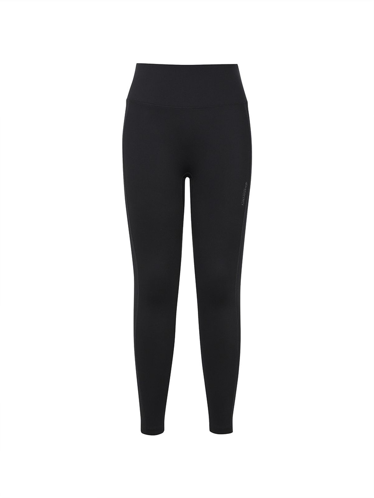 디스커버리 익스페디션(DISCOVERY EXPEDITION) 여성 에센셜 스몰로고 레깅스 (BLACK)