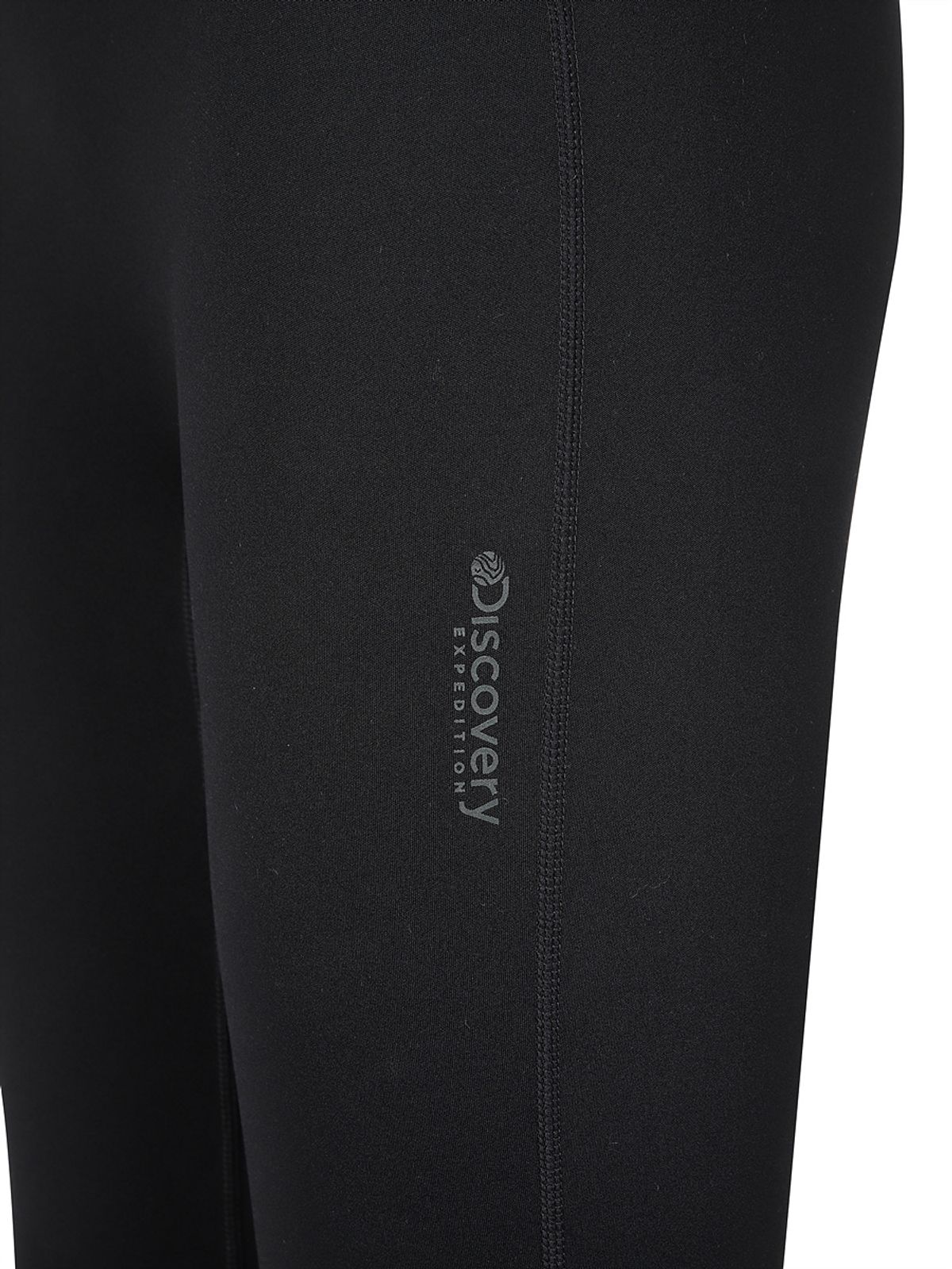 디스커버리 익스페디션(DISCOVERY EXPEDITION) 여성 에센셜 스몰로고 레깅스 (BLACK)