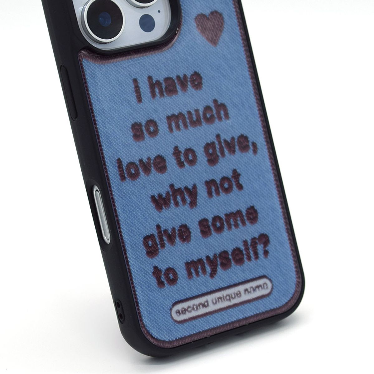 세컨드유니크네임(SECOND UNIQUE NAME) SUN CASE GRAPHIC WORD BLUE (EPOXY&GLOSSY)