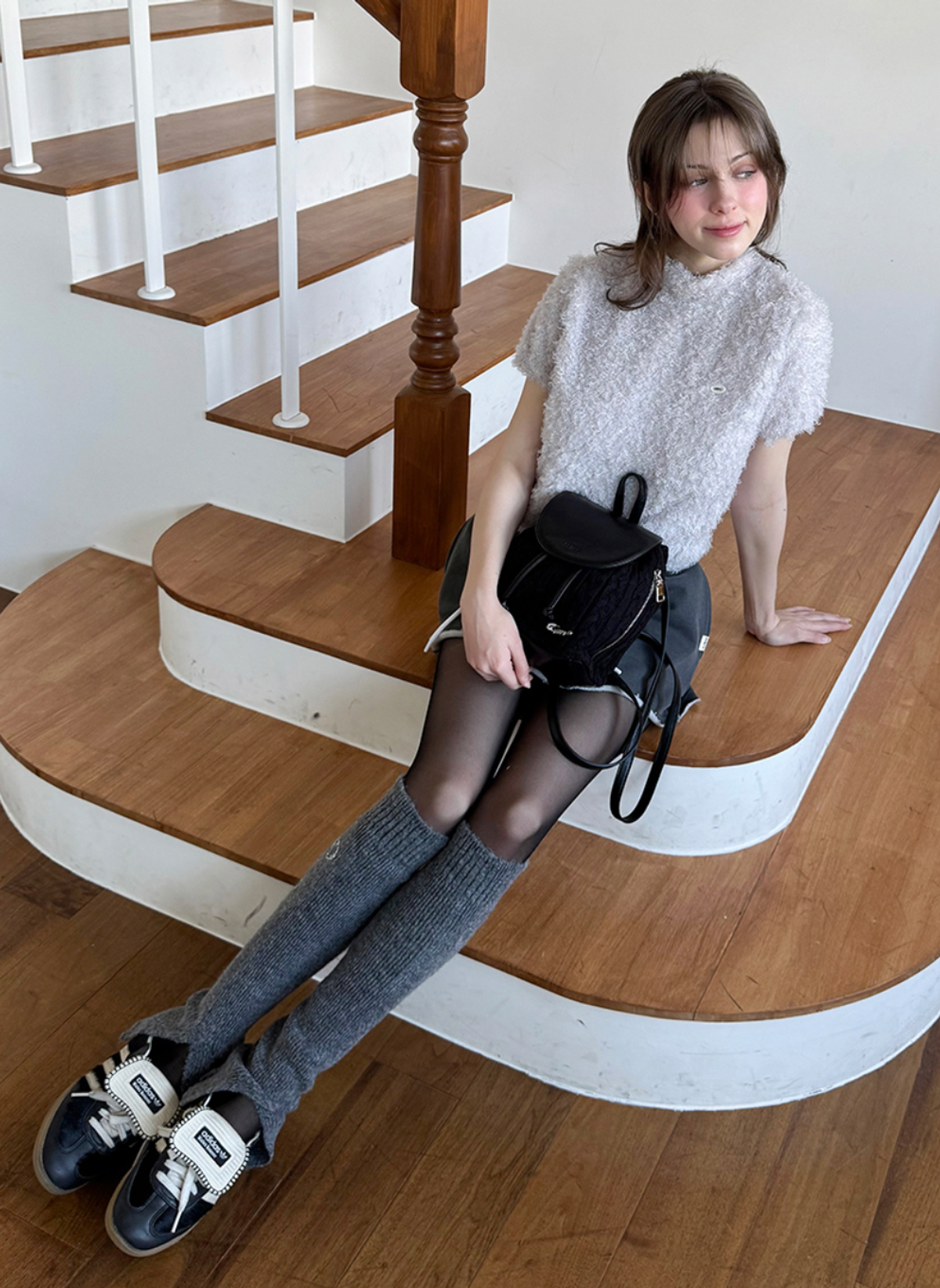 더블힙스(HHIPS) 리본 앙고라 레그워머 시즌2. (3colors)