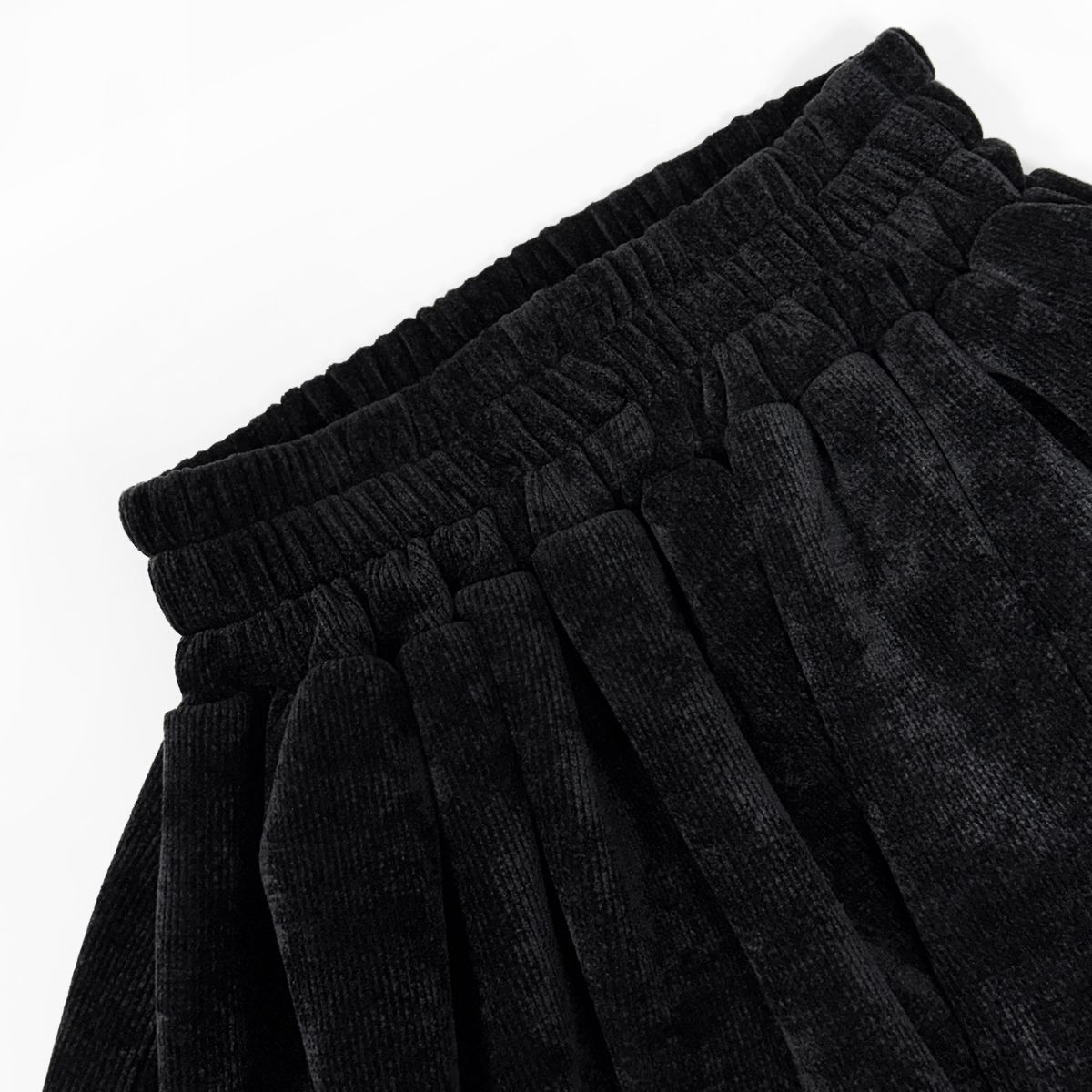 블랙크러쉬(BLACRUSH) Lace Velour Flared Mimi Skirt