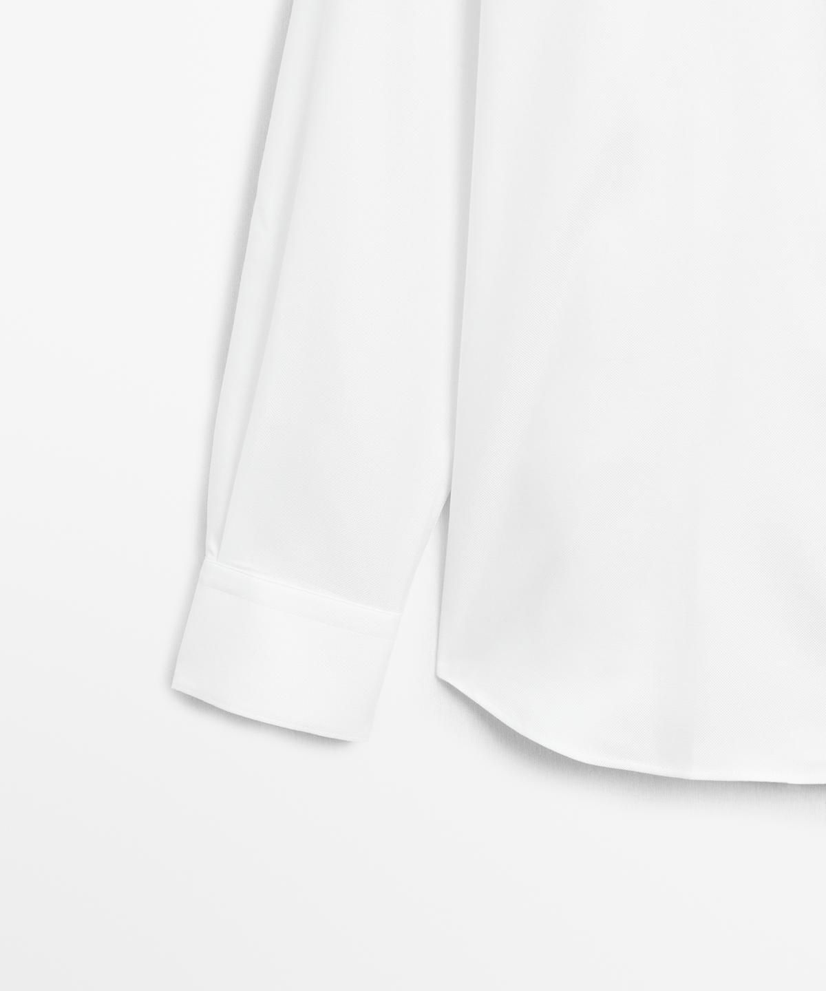 마시모두띠(MASSIMO DUTTI) 100% 코튼 슬림 핏 옥스퍼드 셔츠