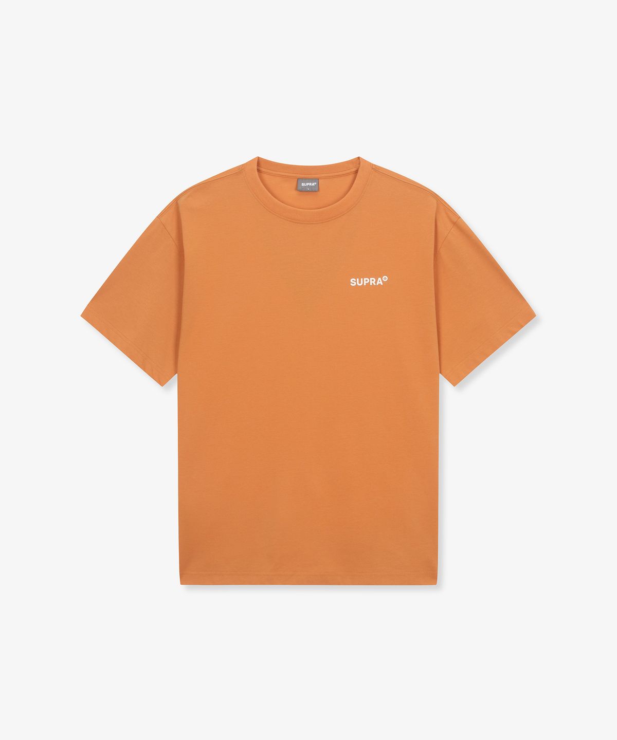 수프라(SUPRA) 서클 그래픽 반팔 티셔츠(ORANGE)