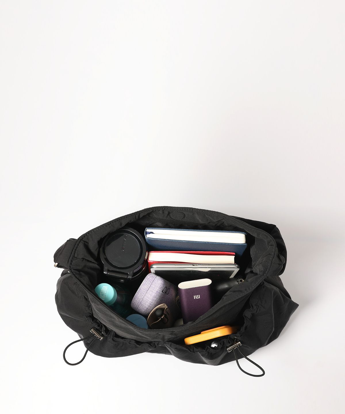 옐로우스톤(YELLOWSTONE) Front pocket string bag - Black
