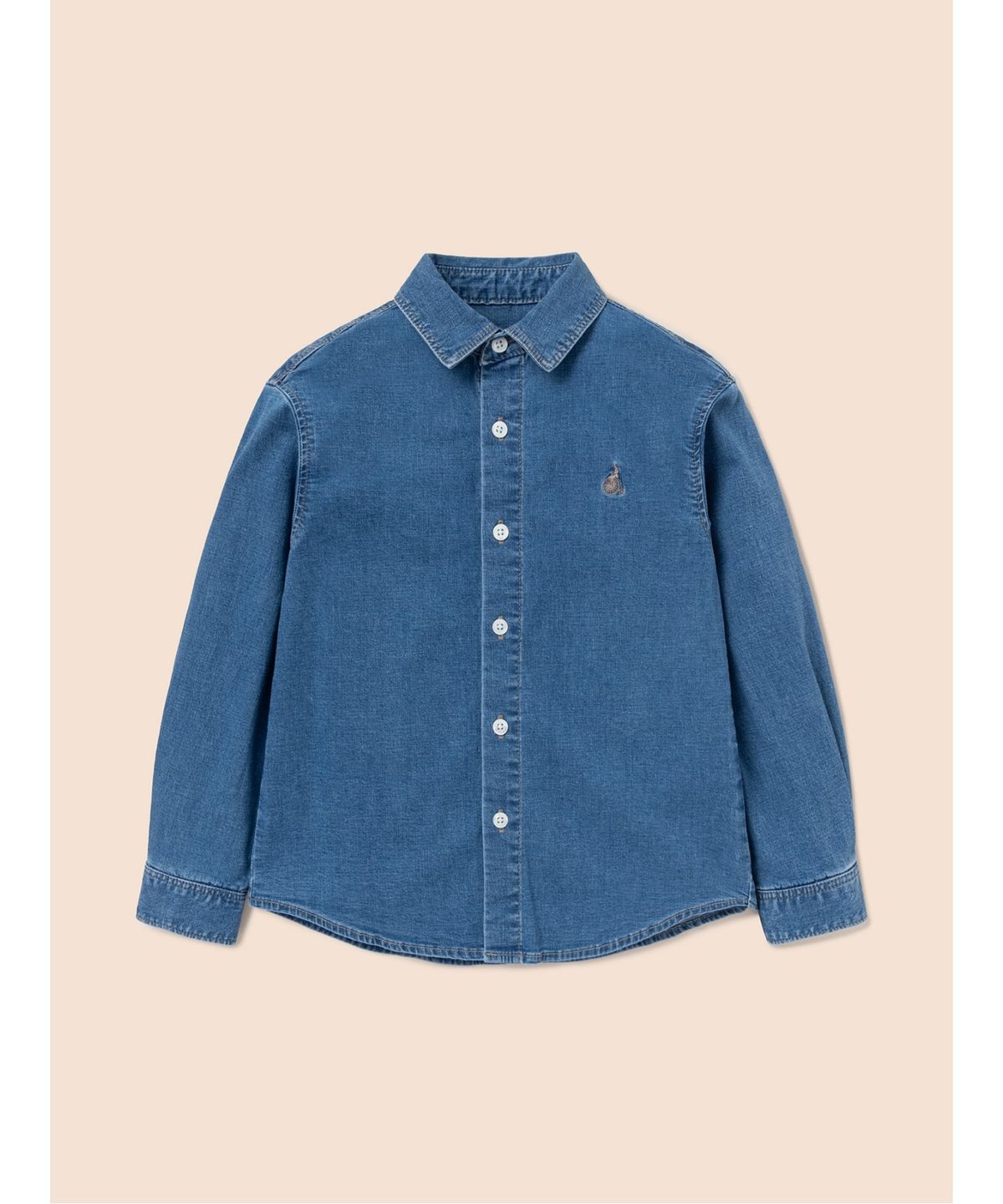빈폴 키즈(BEANPOLE KIDS) [Essential] 데님 셔츠  스카이 블루 (BI5164UE3Q)