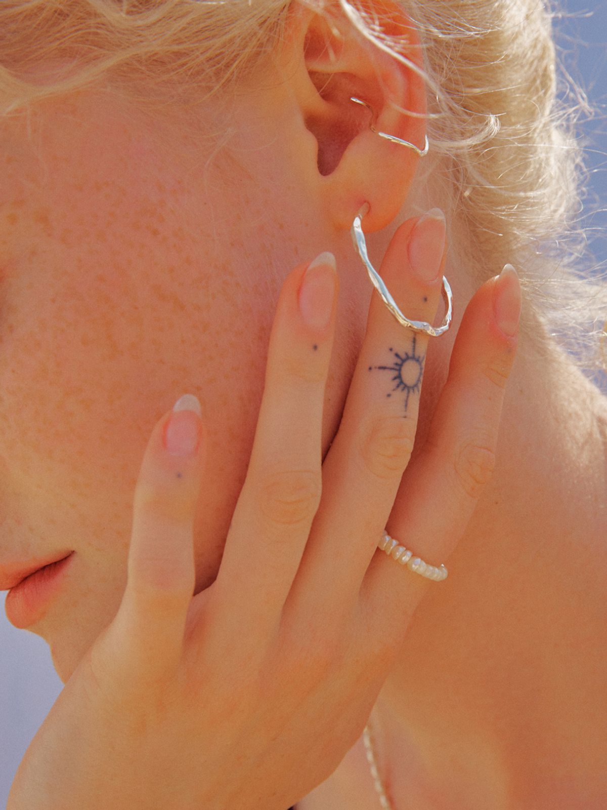 아쿠푸(ACOOPU) [925 silver] momi  ring earrings