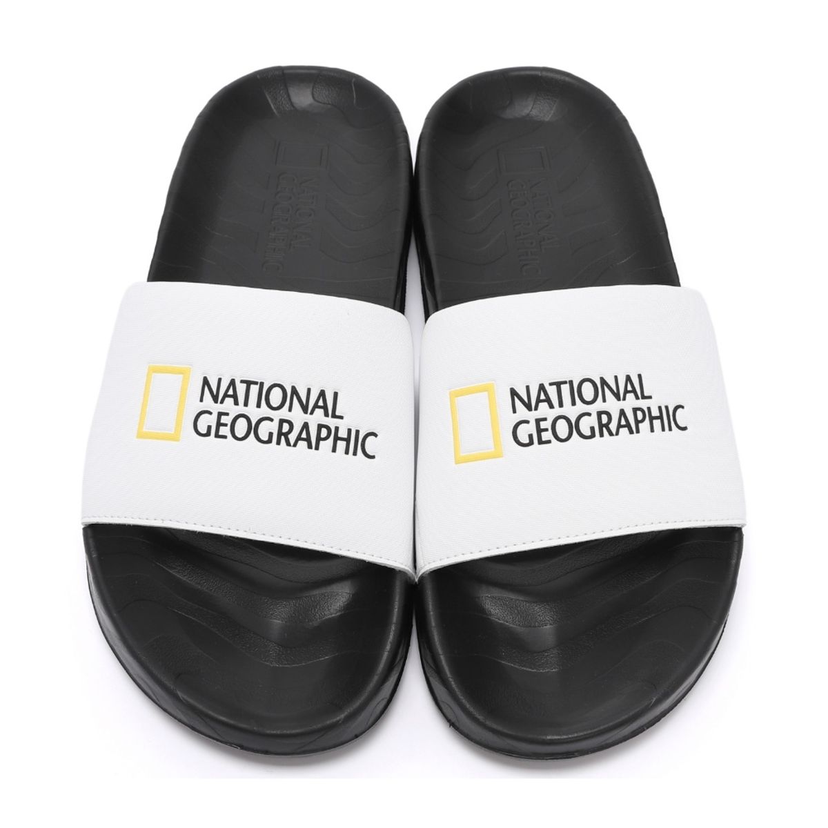 내셔널지오그래픽(NATIONALGEOGRAPHIC) N252USD321 리플 V2 슬라이드 WHITE