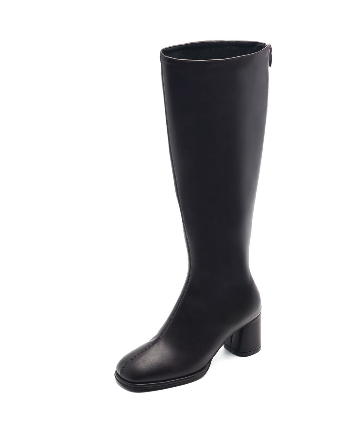 스퍼(SPUR) Cecil Minimal 미니멀 가죽 롱부츠 6cm -UA9090 (2color)