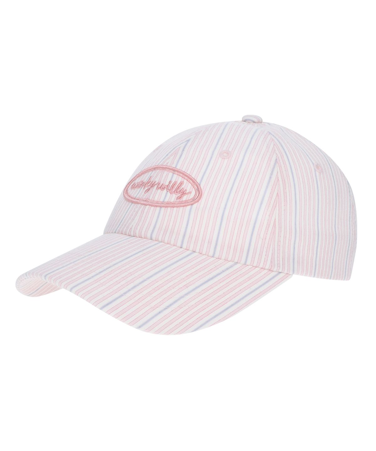 와키윌리(WACKY WILLY) 우먼스 스트라이프 볼캡 핑크