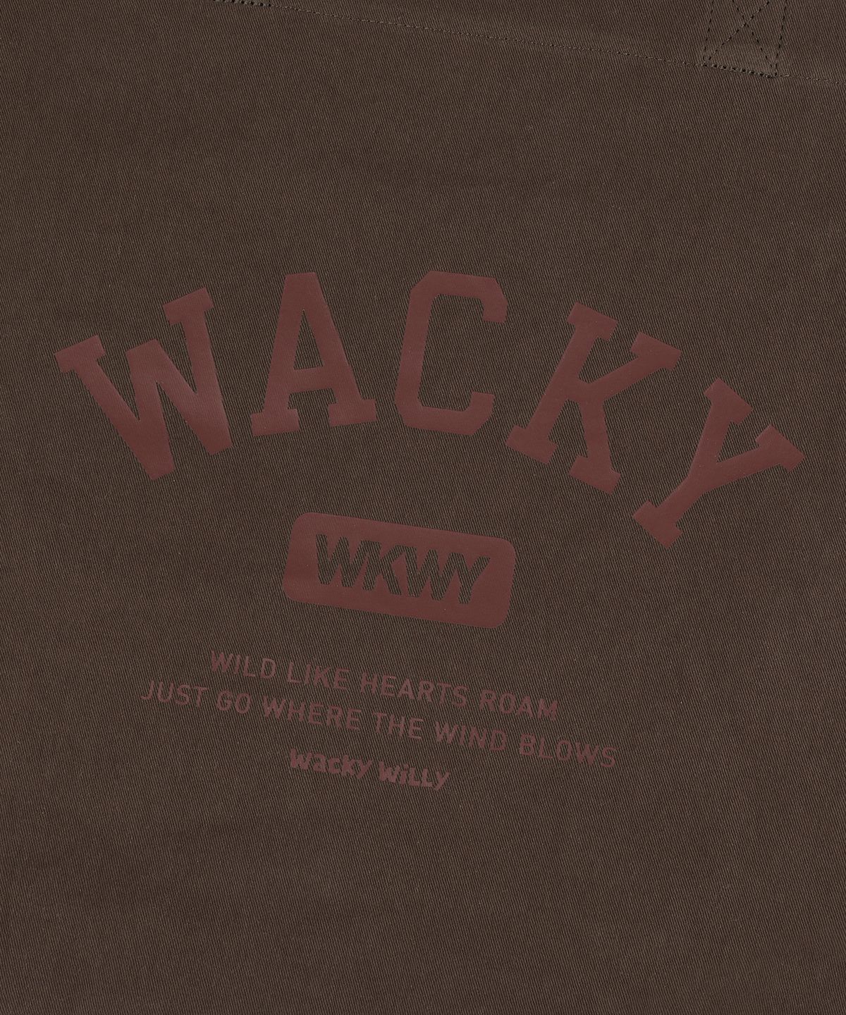 와키윌리(WACKY WILLY) 데일리 에코백 브라운
