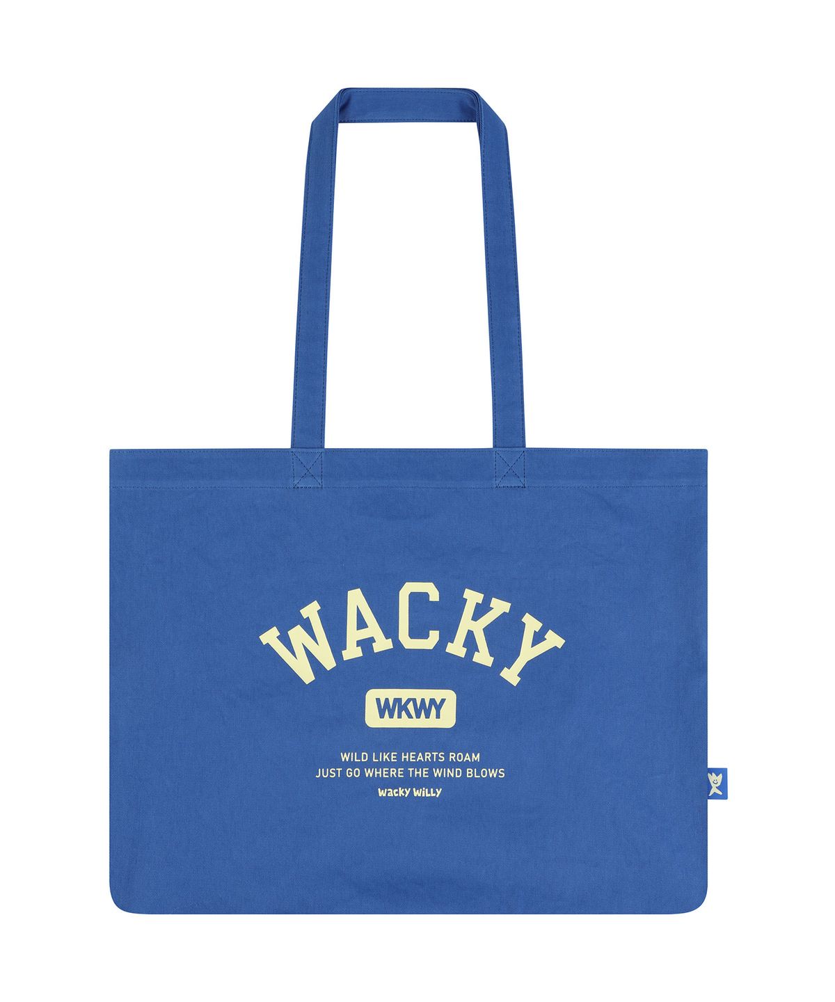 와키윌리(WACKY WILLY) 데일리 에코백 블루
