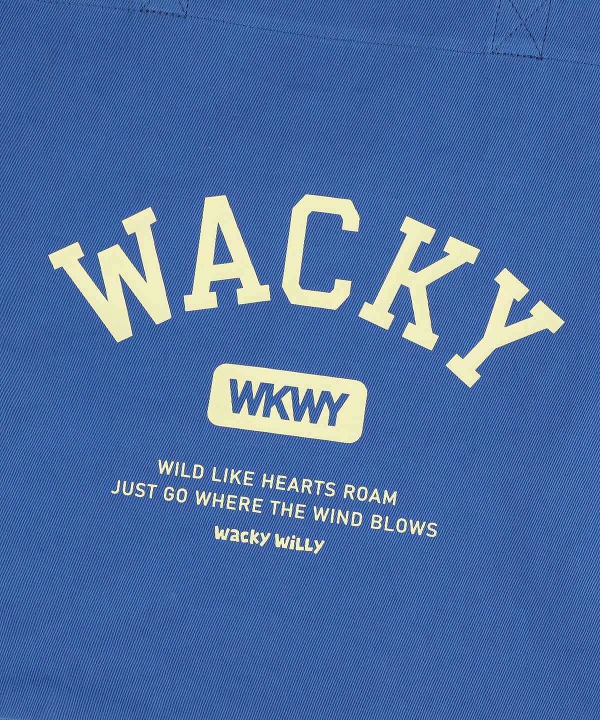 와키윌리(WACKY WILLY) 데일리 에코백 블루