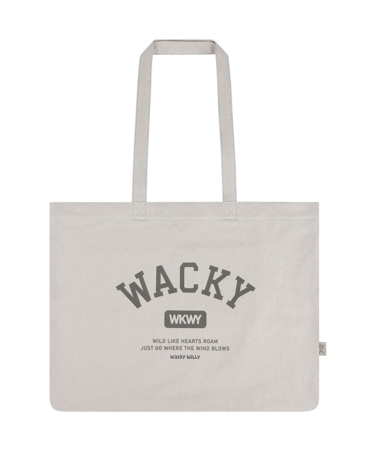 와키윌리(WACKY WILLY) 데일리 에코백 아이보리