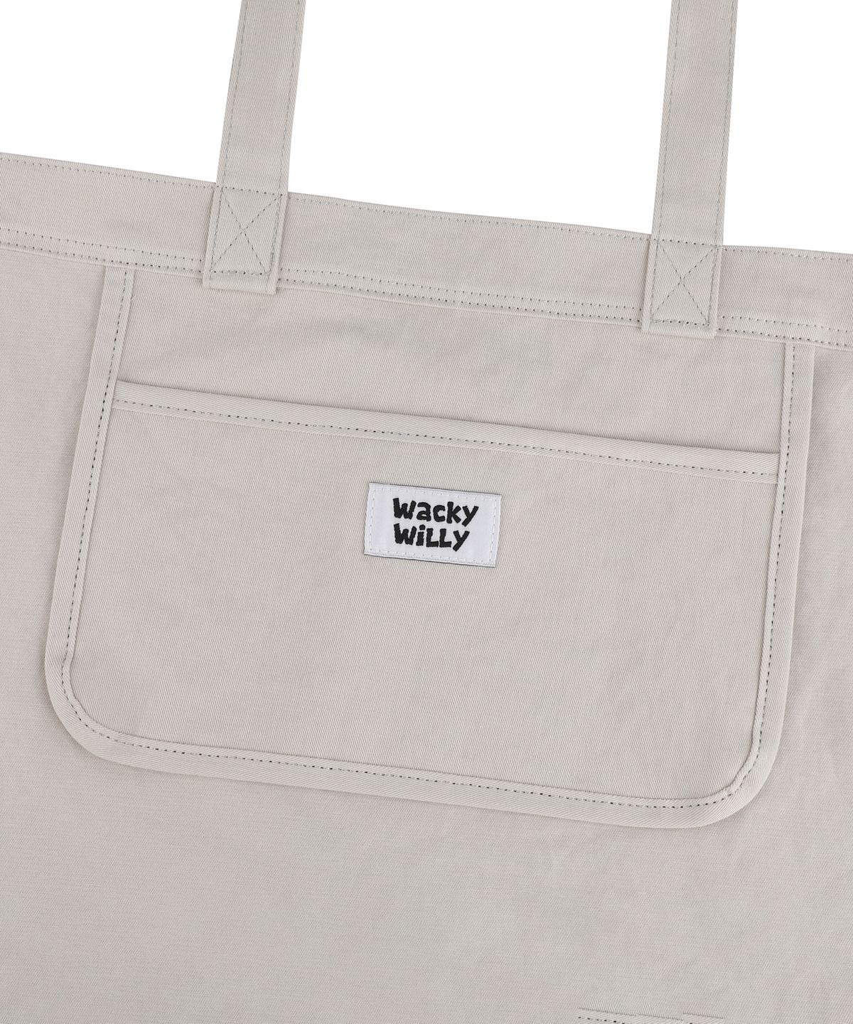 와키윌리(WACKY WILLY) 데일리 에코백 아이보리