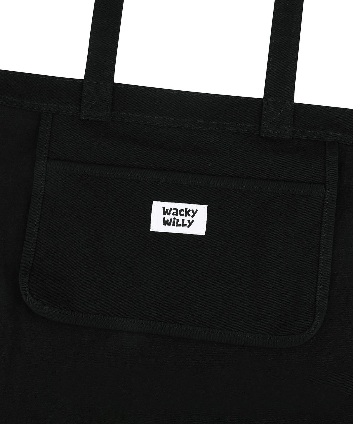 와키윌리(WACKY WILLY) 데일리 에코백 블랙