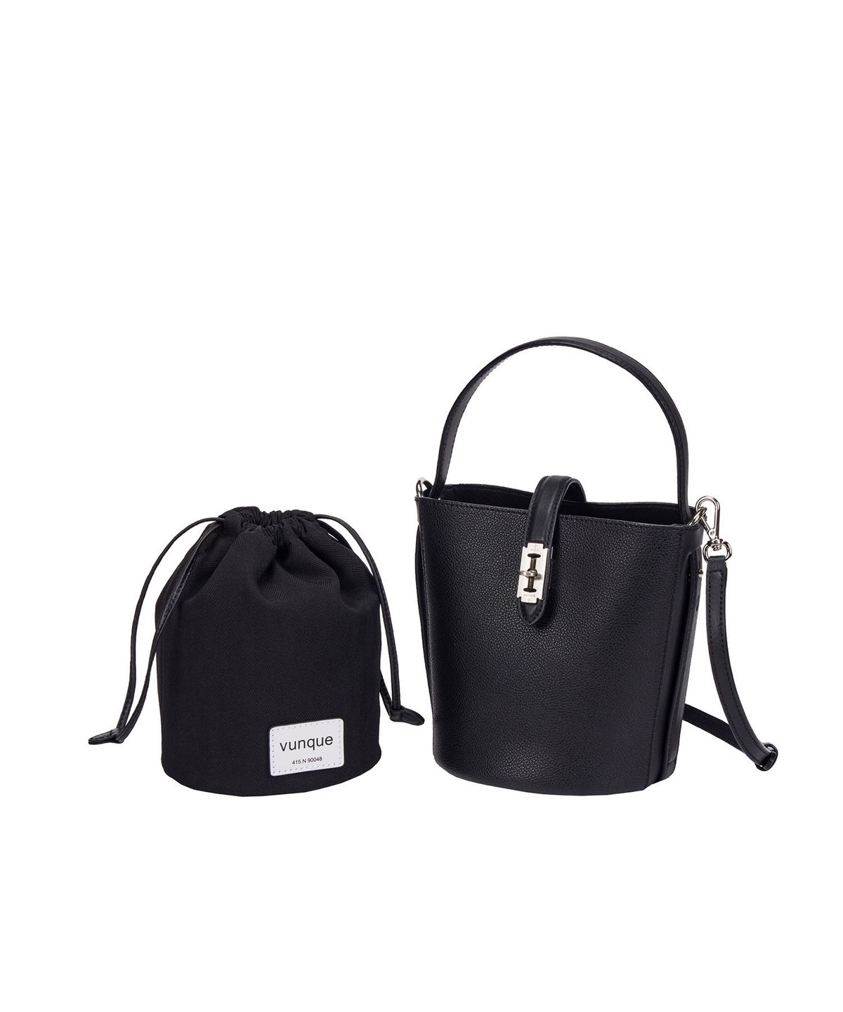 분크(VUNQUE) Perfec Drawstring Pouch S (퍼펙 드로우 스트링 파우치 스몰) Black