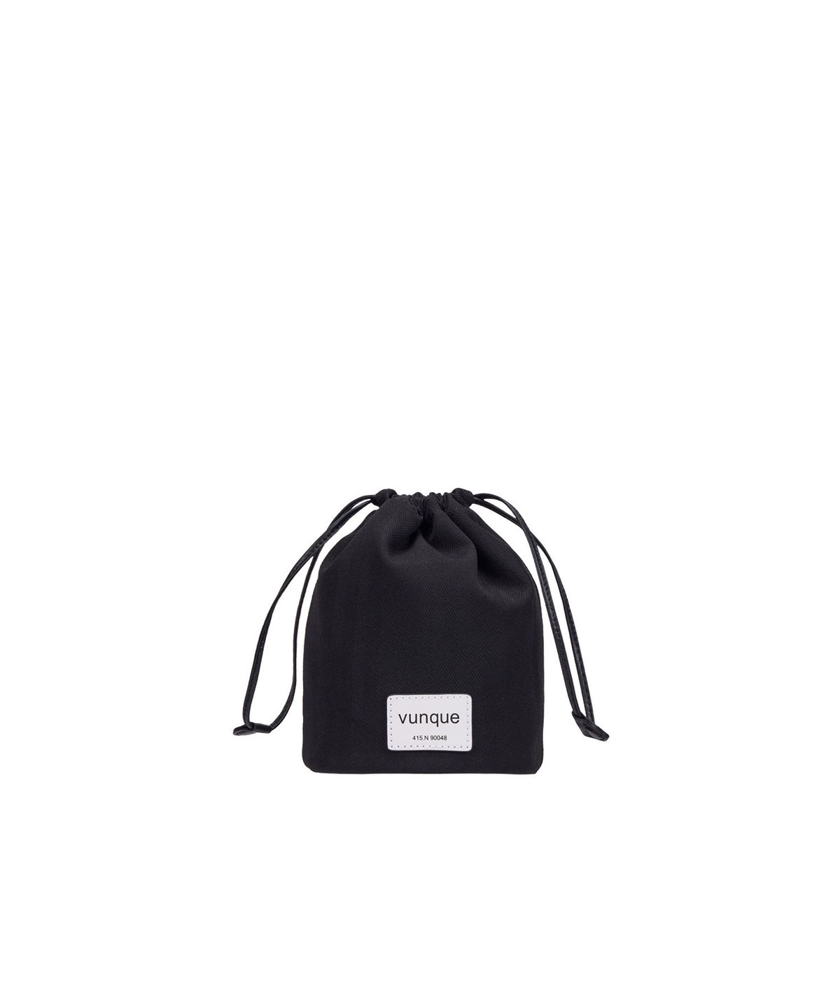 분크(VUNQUE) Perfec Drawstring Pouch S (퍼펙 드로우 스트링 파우치 스몰) Black