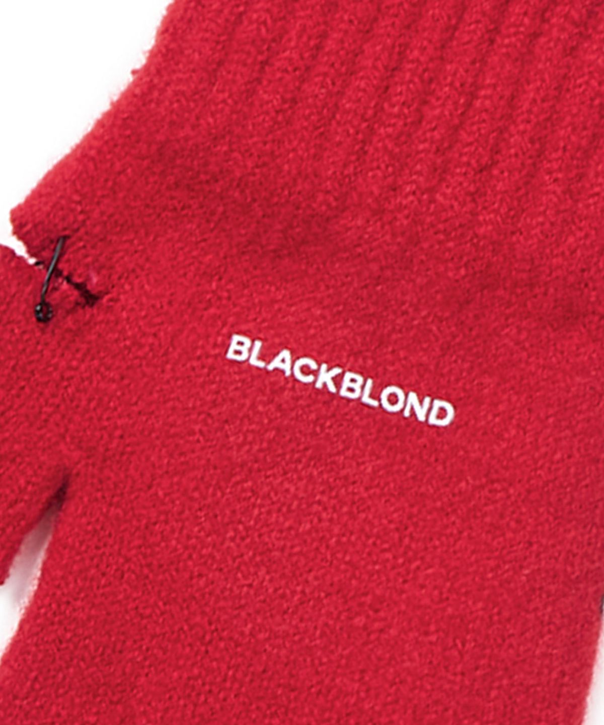 블랙블론드(BLACKBLOND) 비비디 그래피티 로고 립트 핸드워머 (레드)