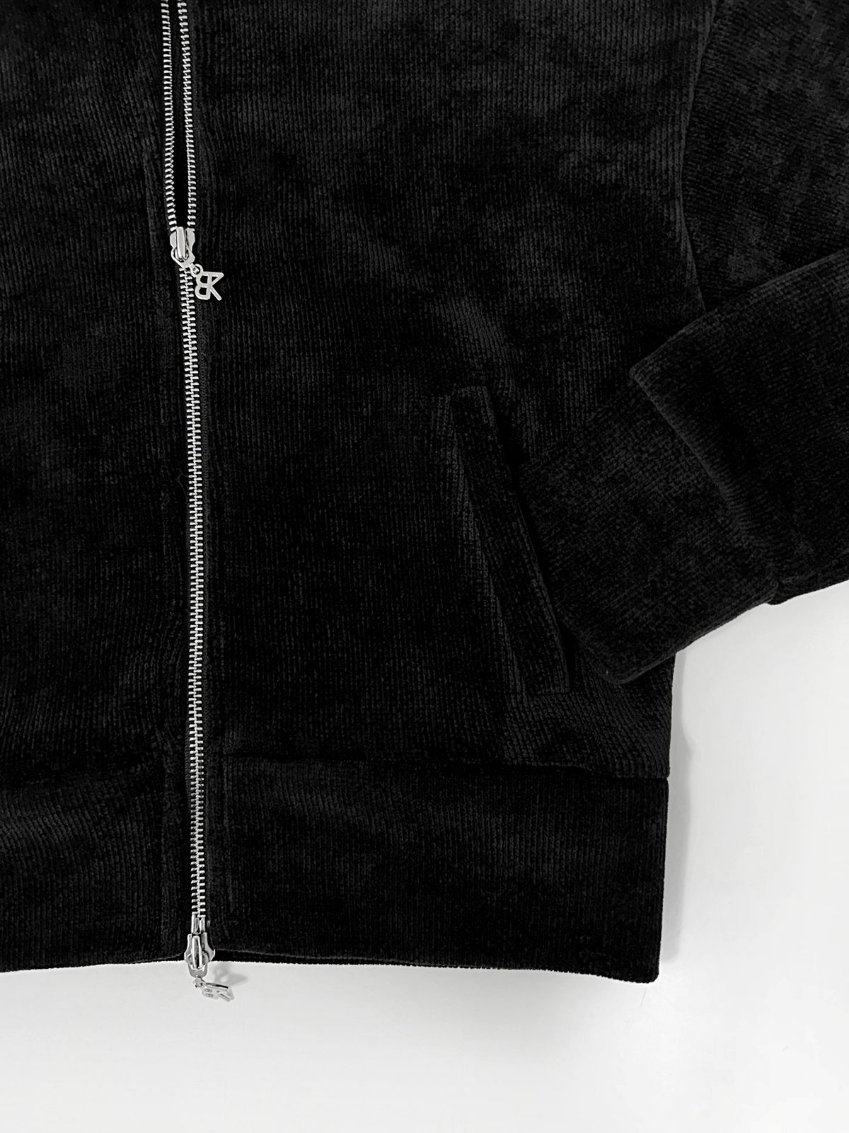 블랙크러쉬(BLACRUSH) Slimfit 2Way Velour Jersey Jacket