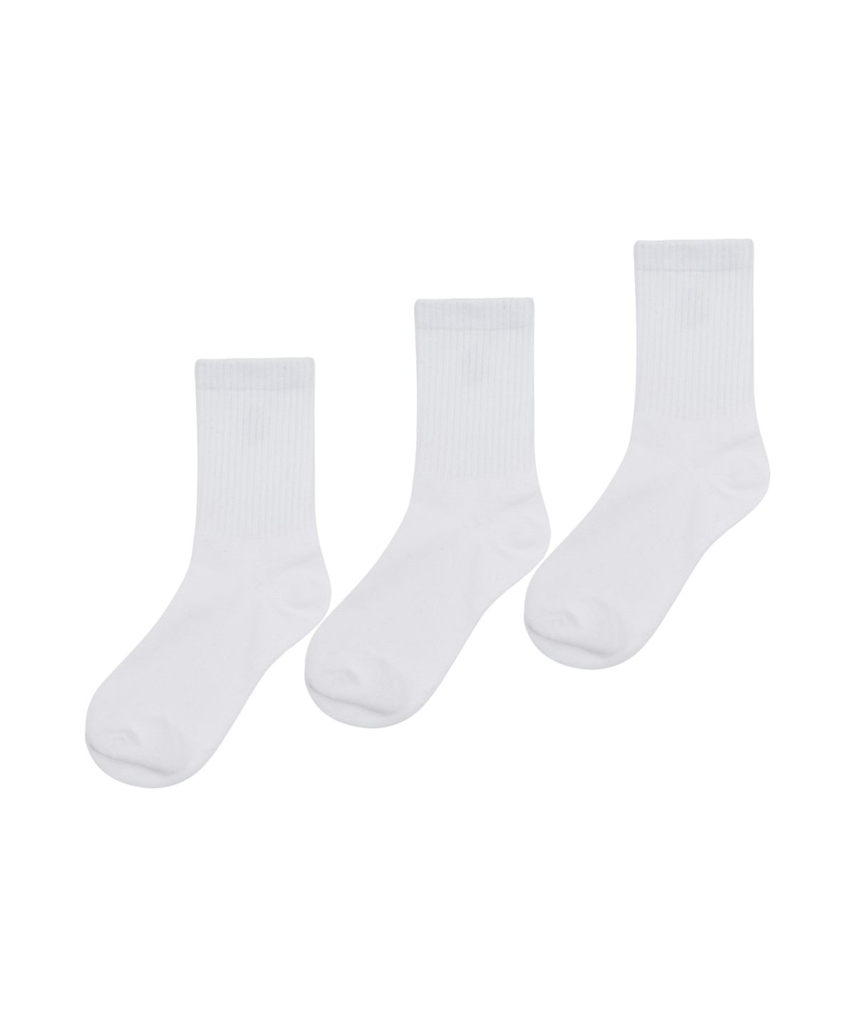 마리떼 키즈(MARITHÉ KIDS) KIDS 3PACK CIRCLE LOGO SOCKS white