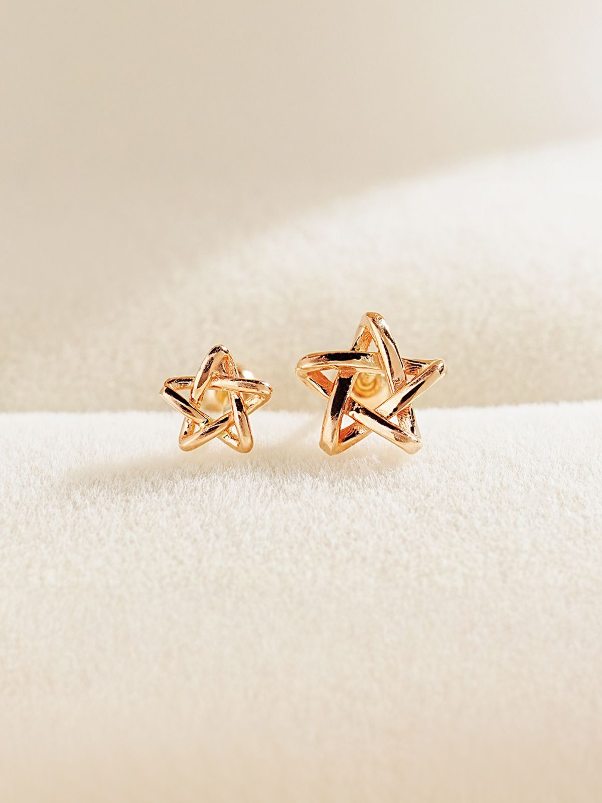 미니멀피어싱(MINIMALPIERCING) 14K 별 포인트 피어싱 귀걸이