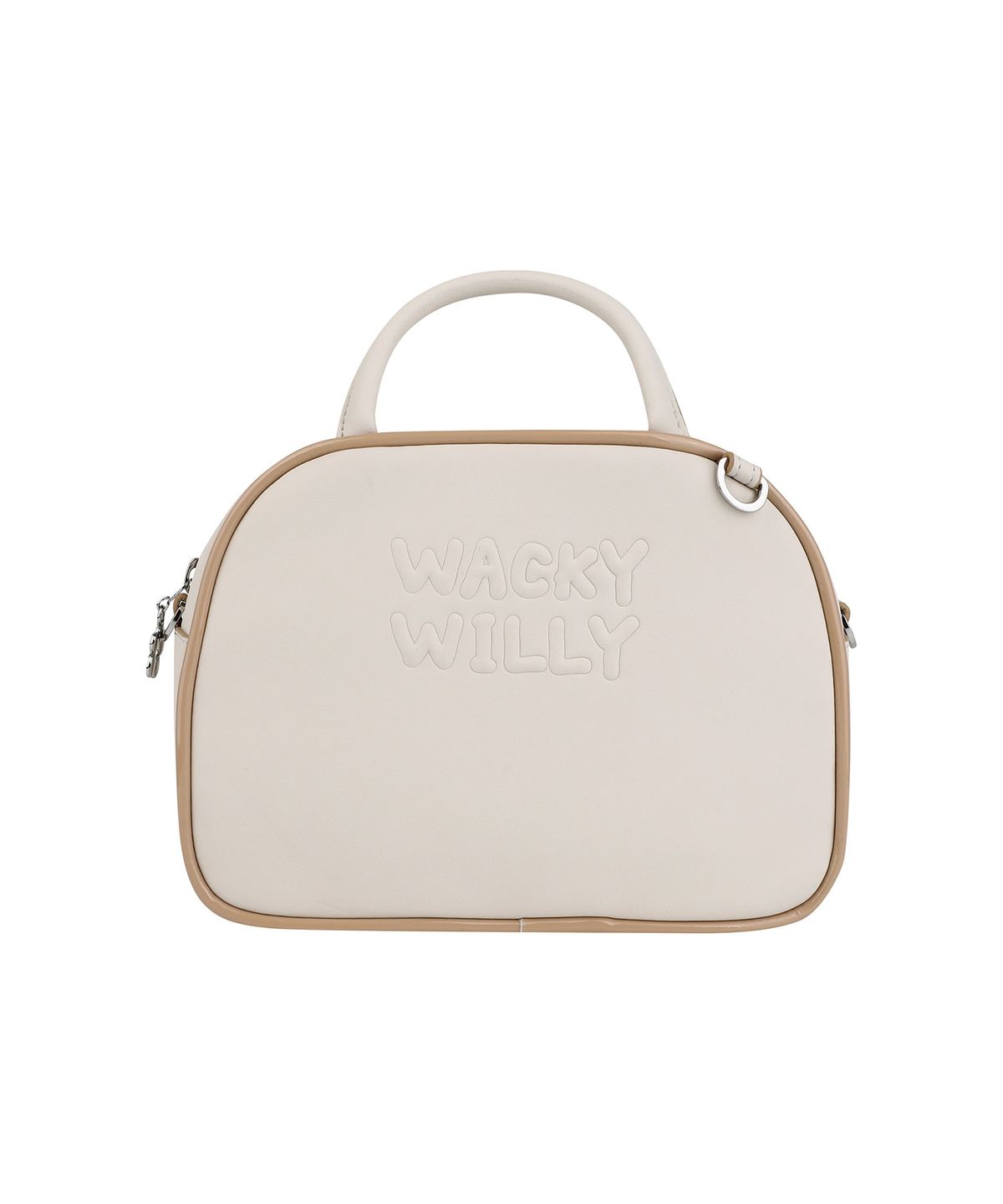 와키윌리(WACKY WILLY) 릴리 볼륨 핸들 토트백 아이보리