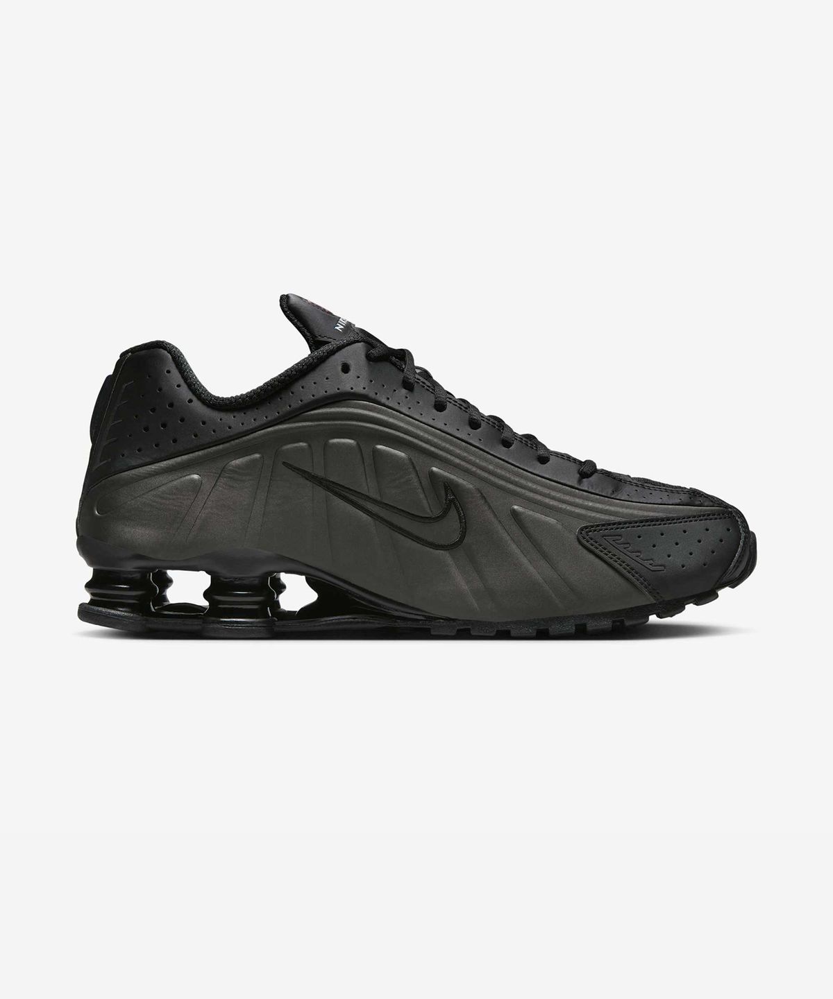나이키(NIKE) 샥스 R4 M - 블랙:블랙:브라이트 크림슨:블랙 / HQ1988-001