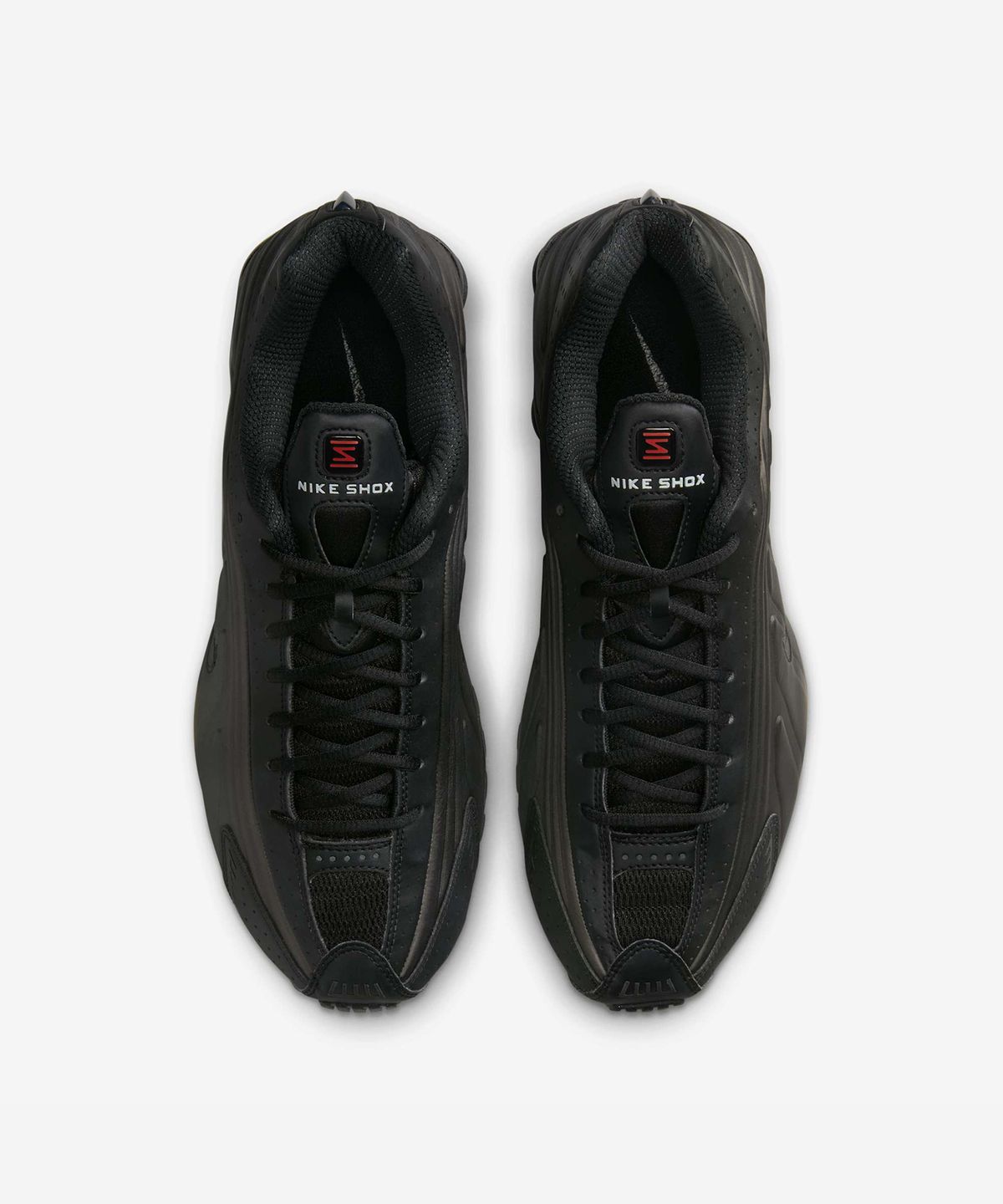 나이키(NIKE) 샥스 R4 M - 블랙:블랙:브라이트 크림슨:블랙 / HQ1988-001