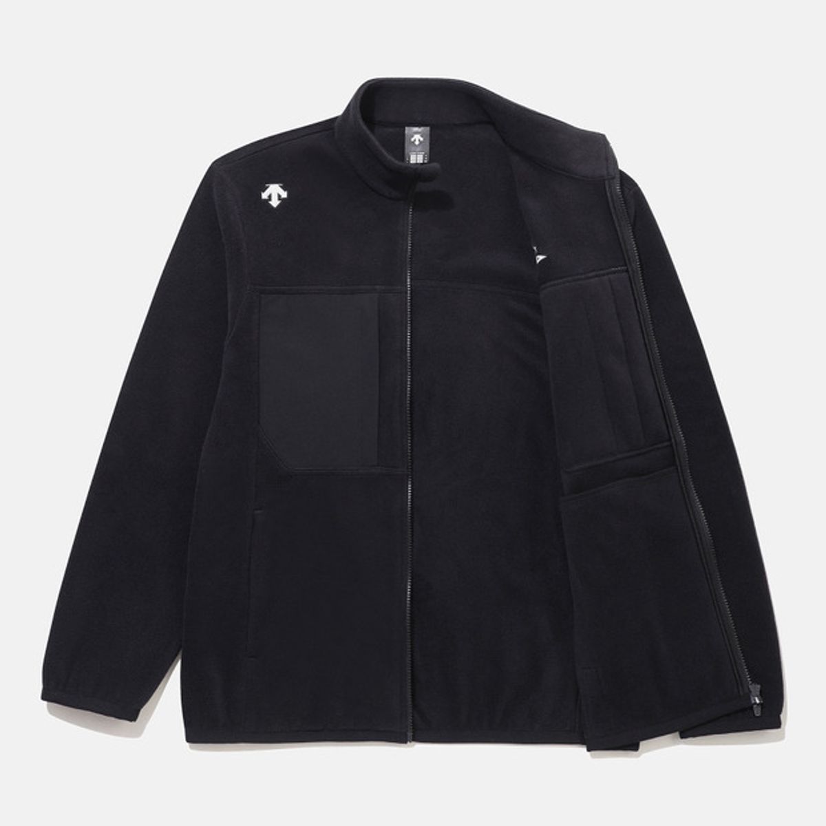데상트(DESCENTE) USAT 폴라텍 마이크로 플리스 자켓 블랙(SQ123IKT11)