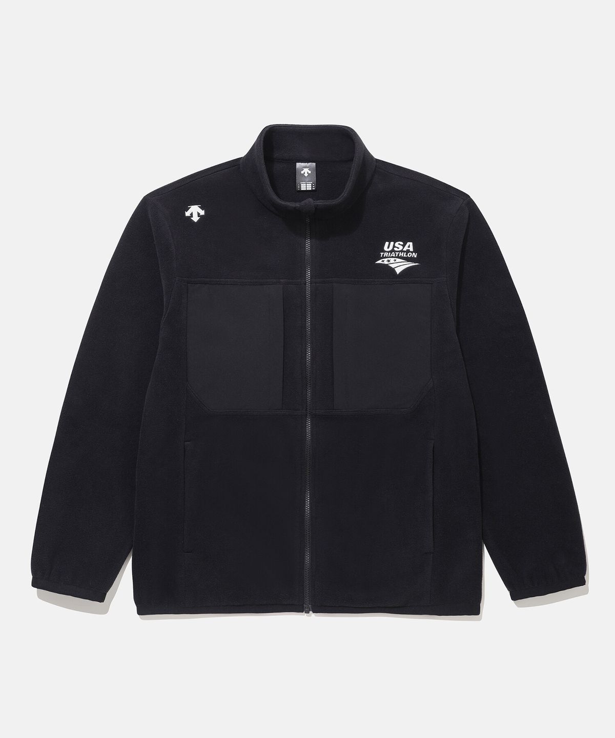데상트(DESCENTE) USAT 폴라텍 마이크로 플리스 자켓 블랙(SQ123IKT11)