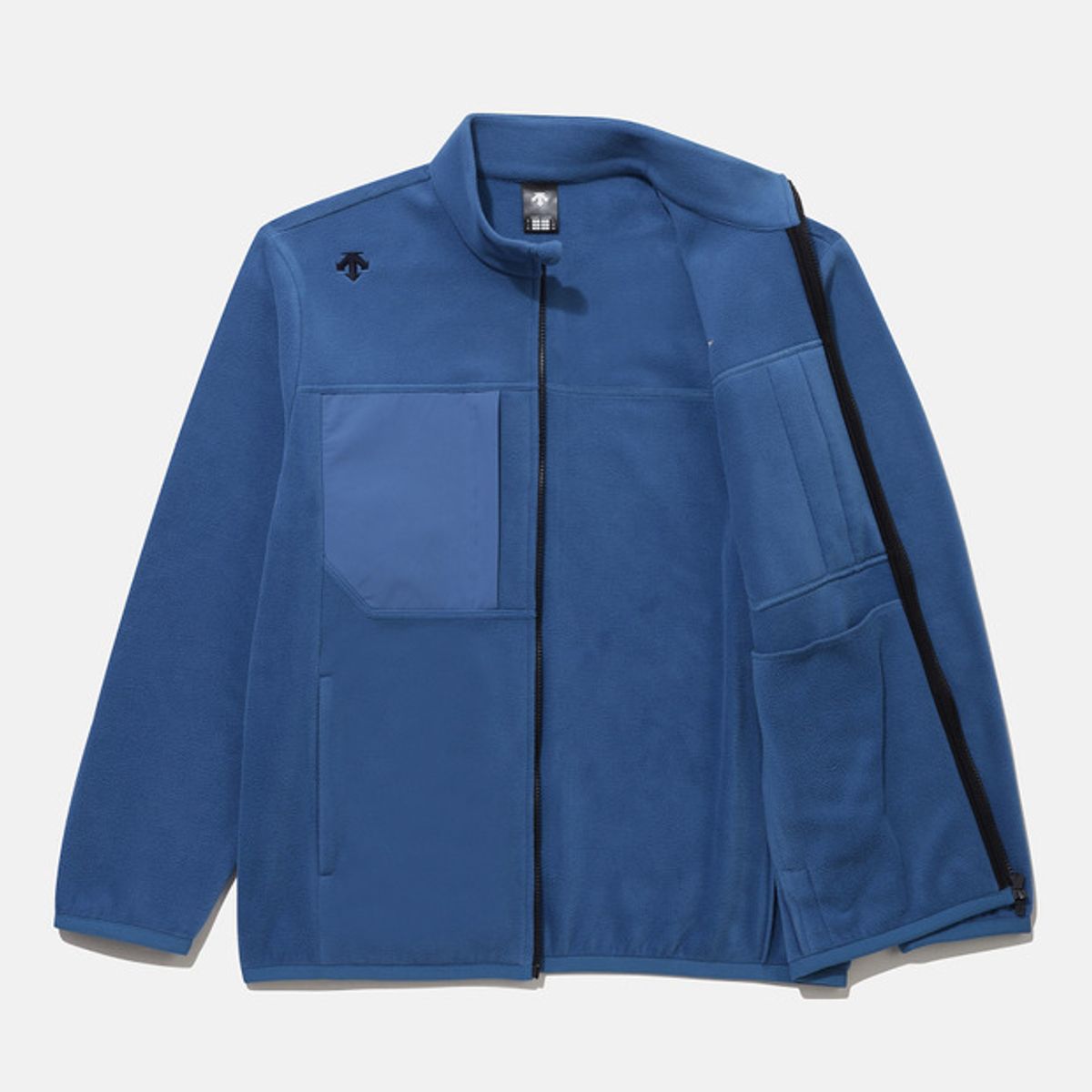 데상트(DESCENTE) USAT 폴라텍 마이크로 플리스 자켓 블루(SQ123IKT11)