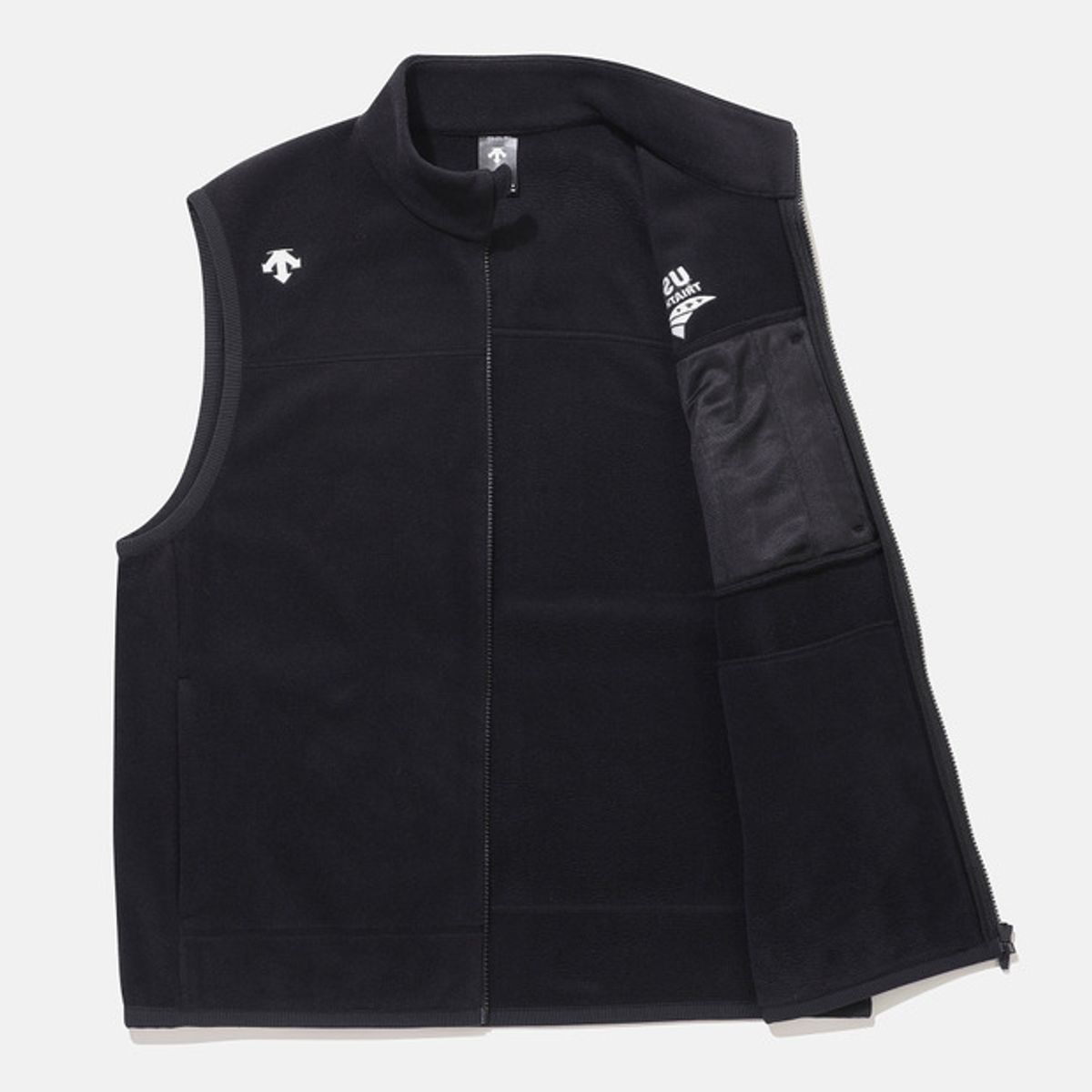 데상트(DESCENTE) USAT 폴라텍 마이크로 플리스 베스트 블랙(SQ123IVE11)