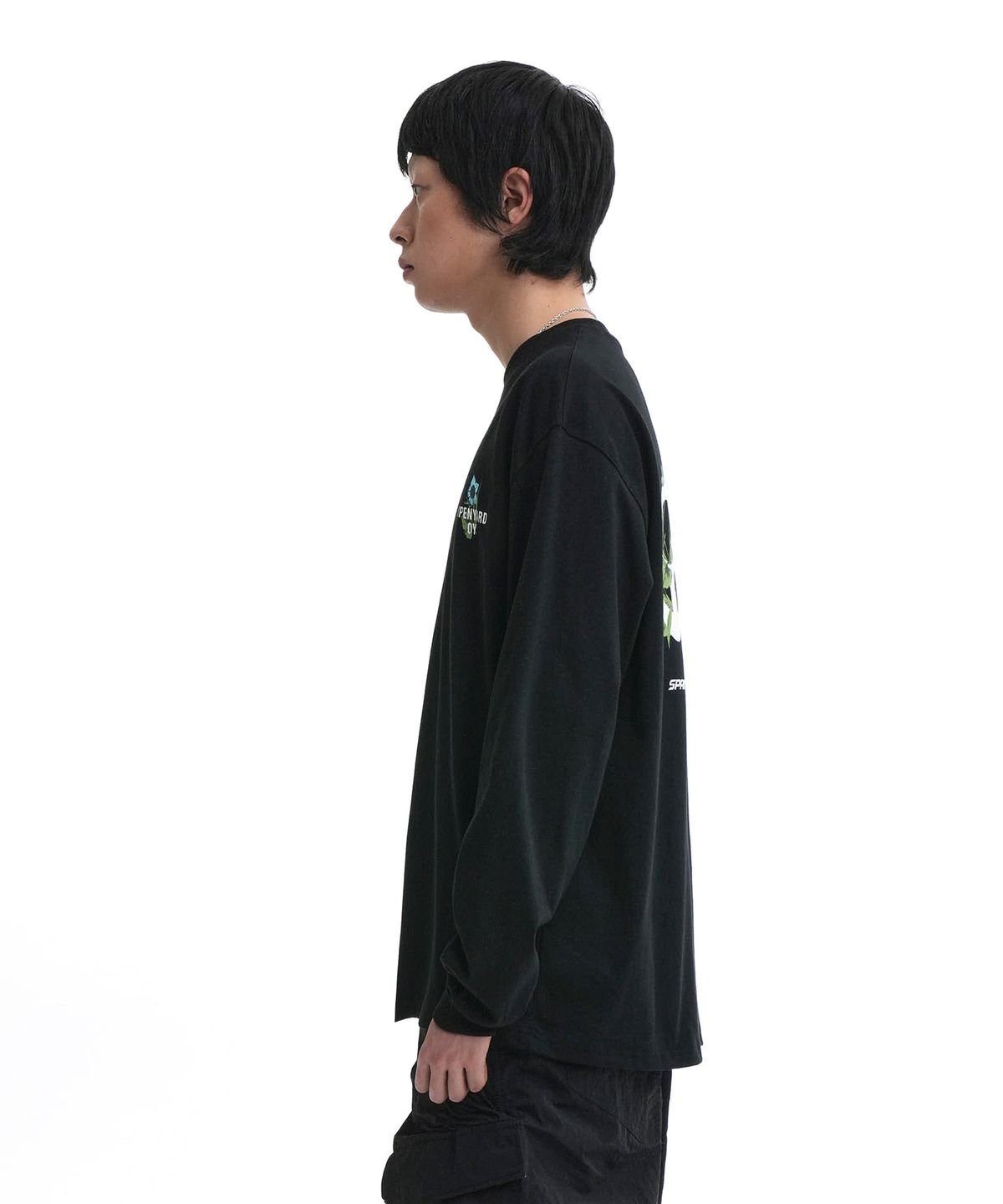 오픈야드(오와이)(OPENYARD(OY)) T.S.L.F LONG SLEEVE-BLACK