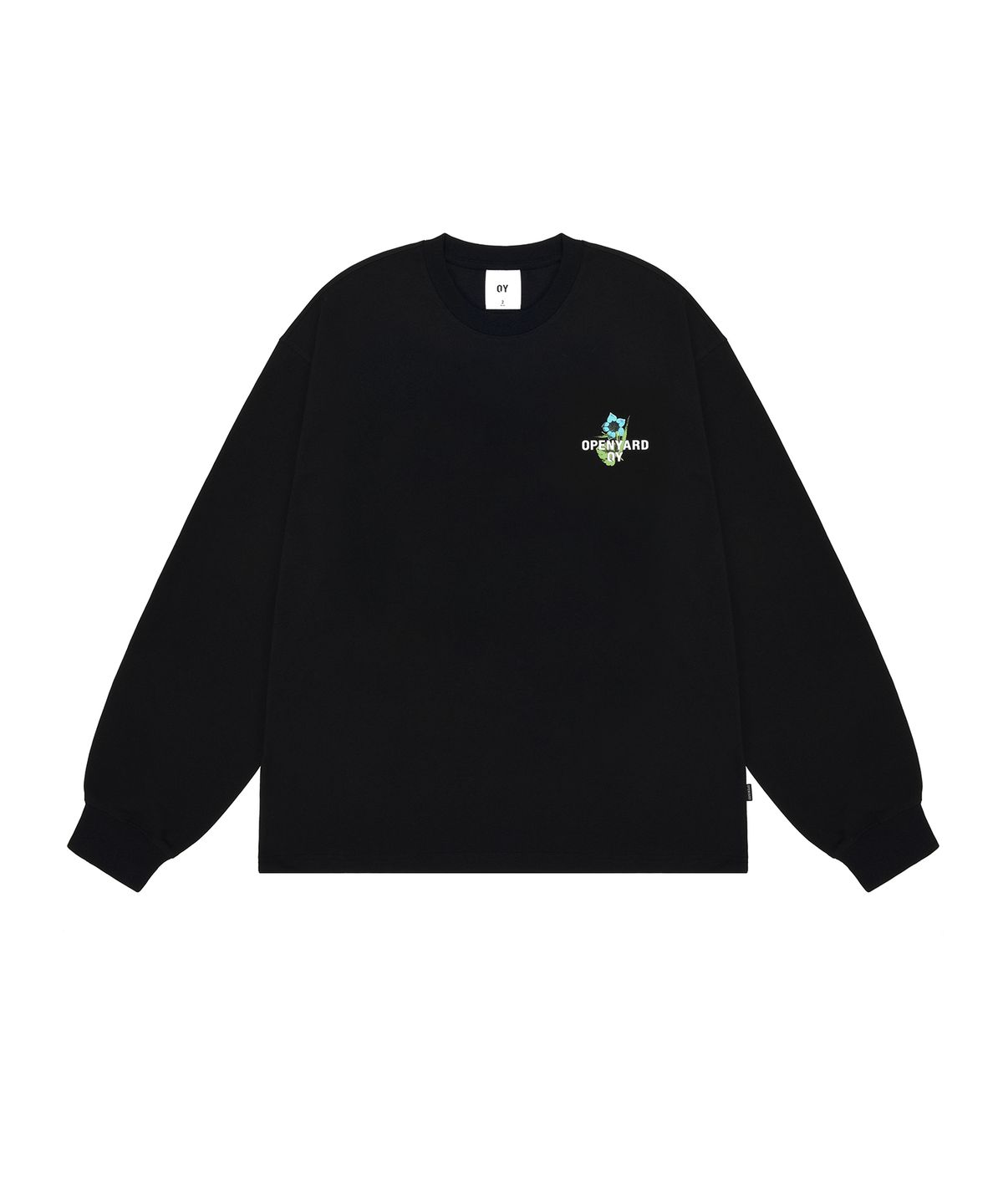 오픈야드(오와이)(OPENYARD(OY)) T.S.L.F LONG SLEEVE-BLACK