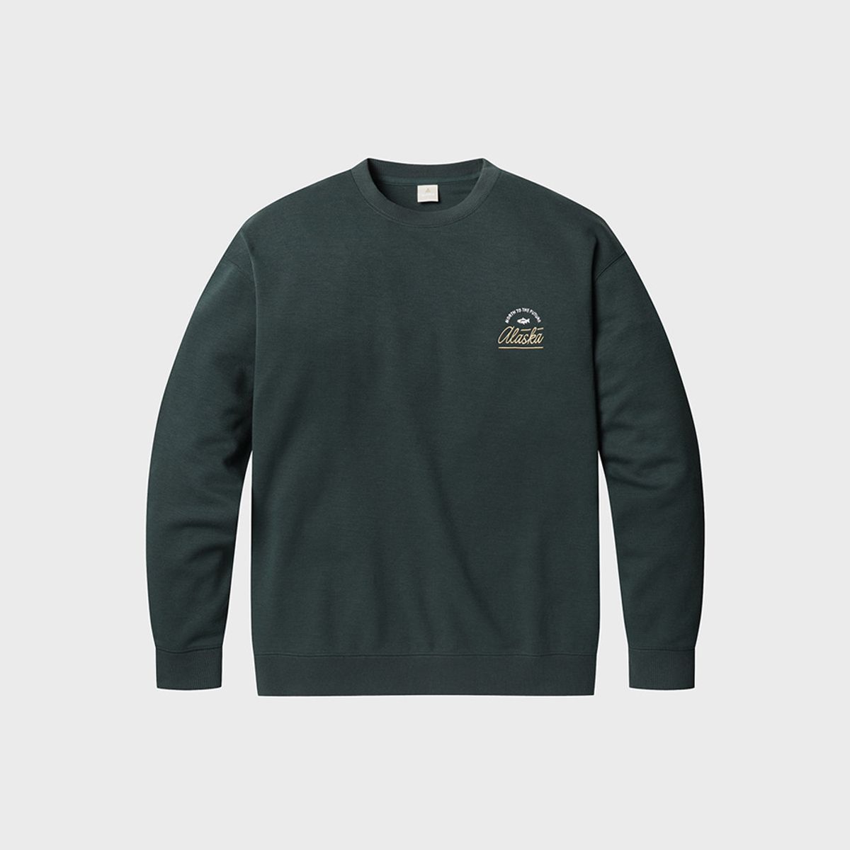 알래스카(ALASKA) 공용) 더블니트 그래픽 맨투맨_PAF2TR3300