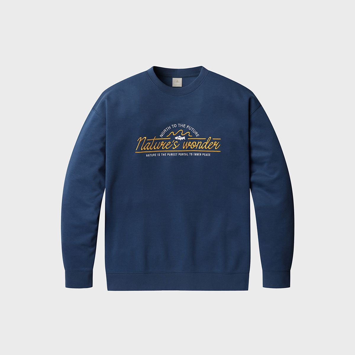 알래스카(ALASKA) 공용) 더블니트 그래픽 맨투맨_PAF2TR3300