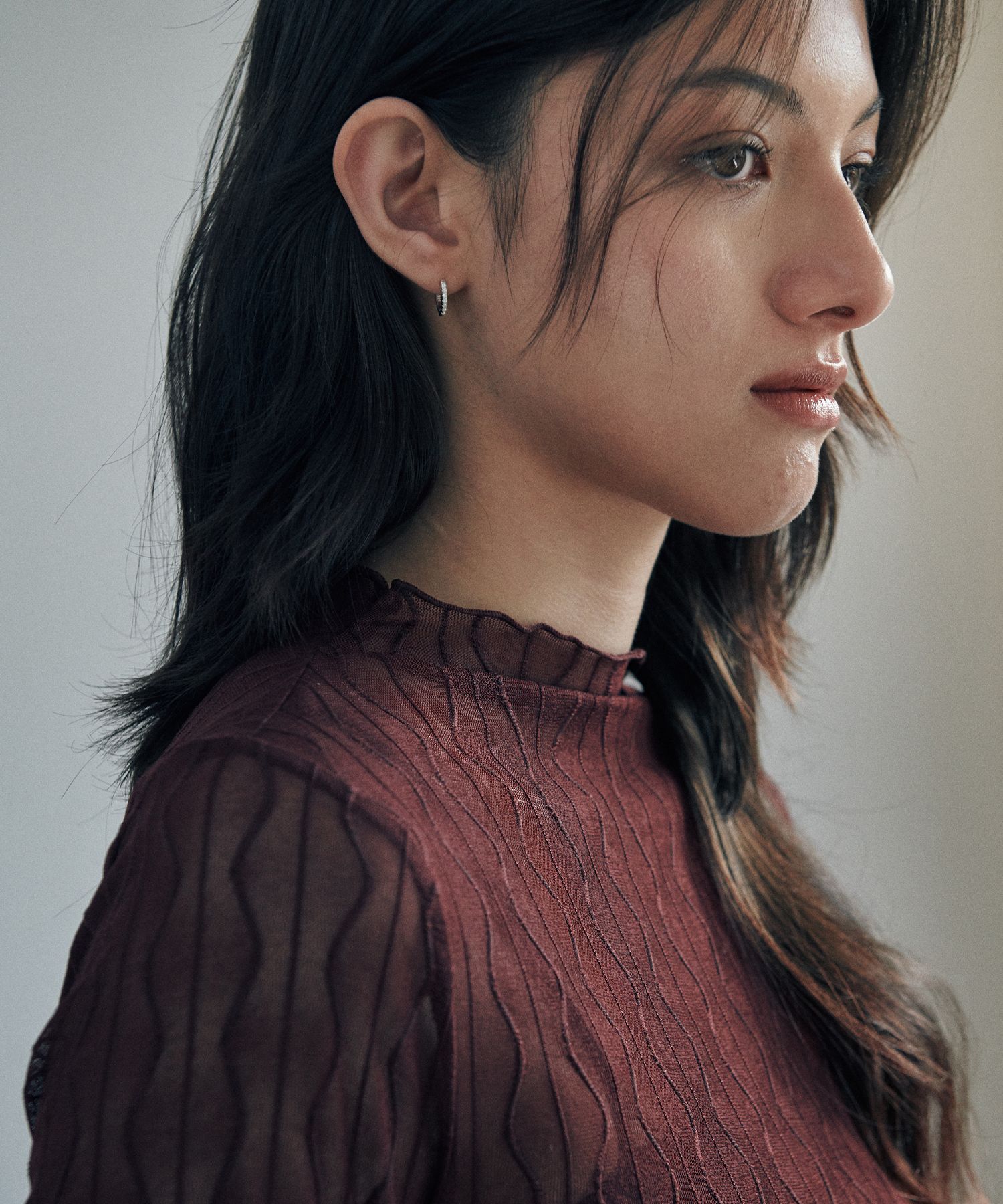 MUSINSA公式 | VERTE ANSE DEW EARRING (SILVER)