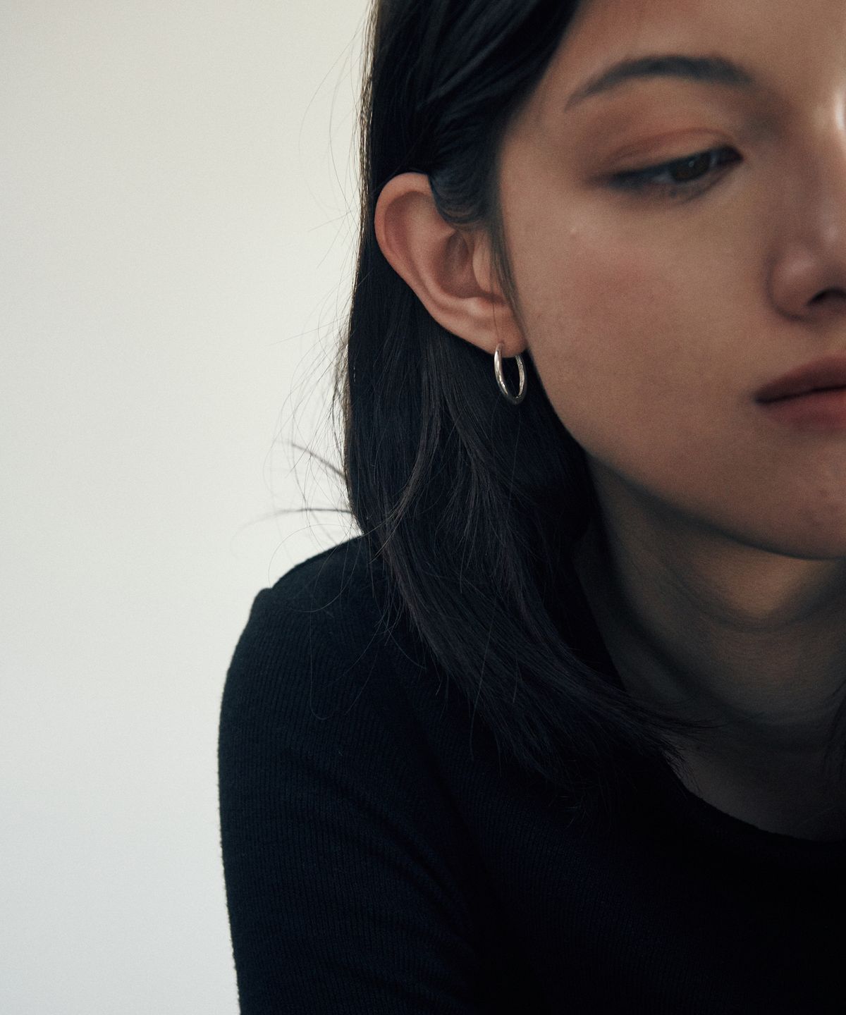 베흐트(VERTE) [925 silver] Deux.silver.210 / epais basic earring