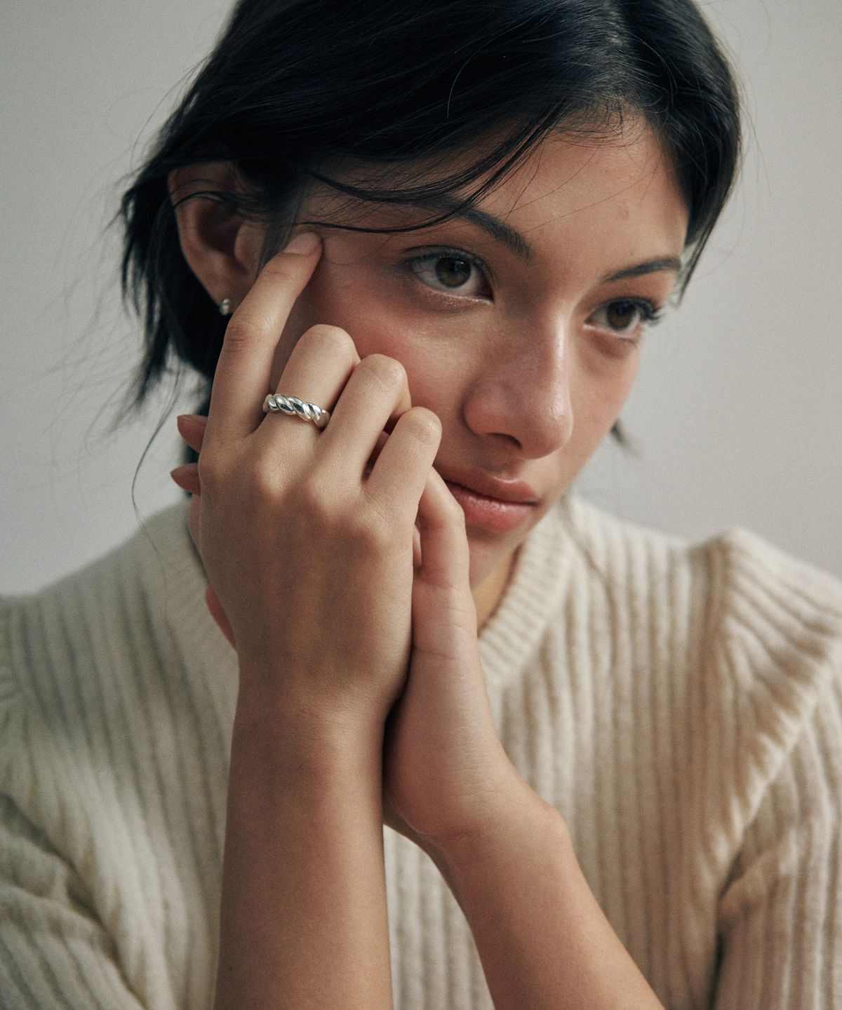 베흐트(VERTE) [925 silver] Cinq.silver.217 / grand bout ring