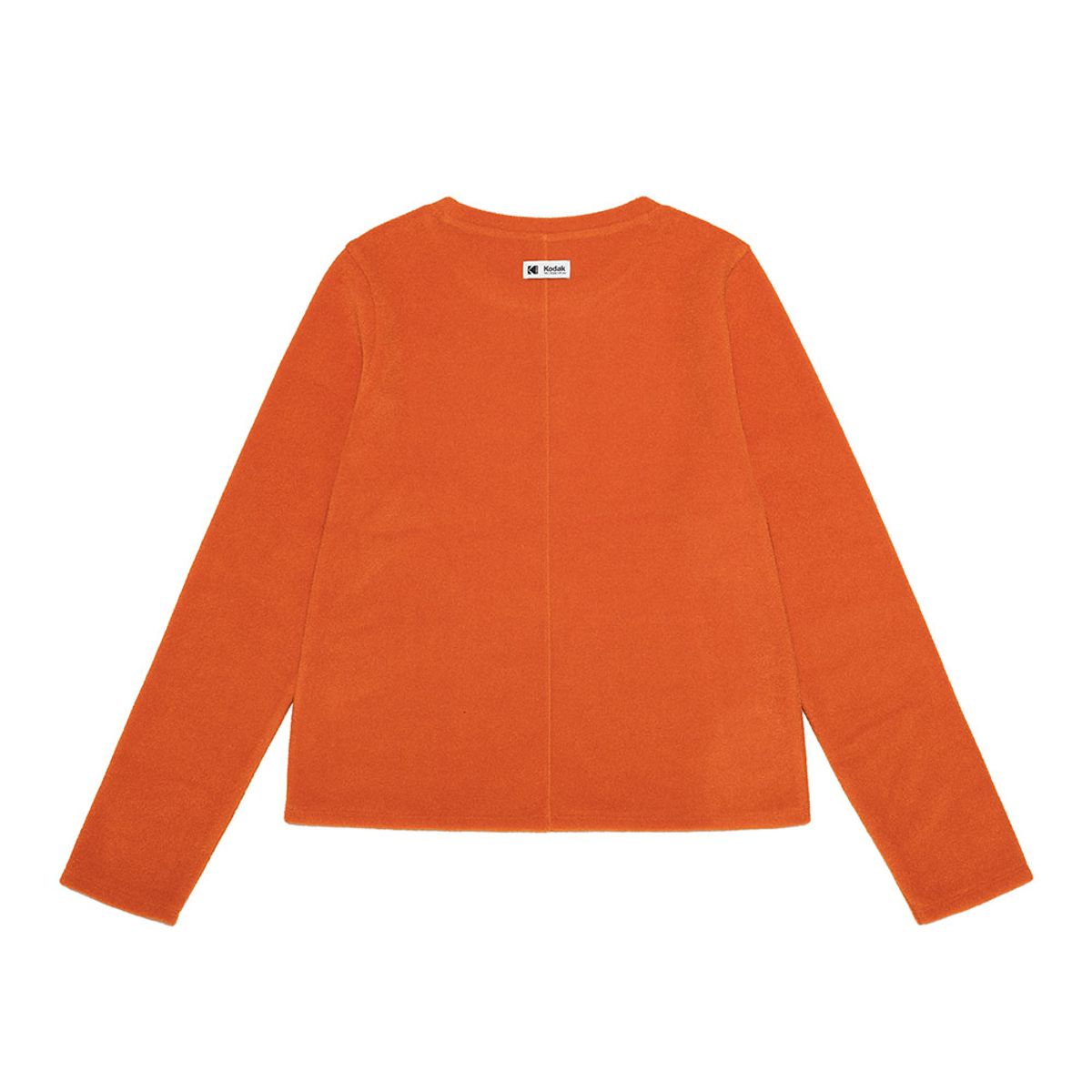 코닥(KODAK) 레터링 플리스 롱 슬리브 티셔츠 우먼 ORANGE